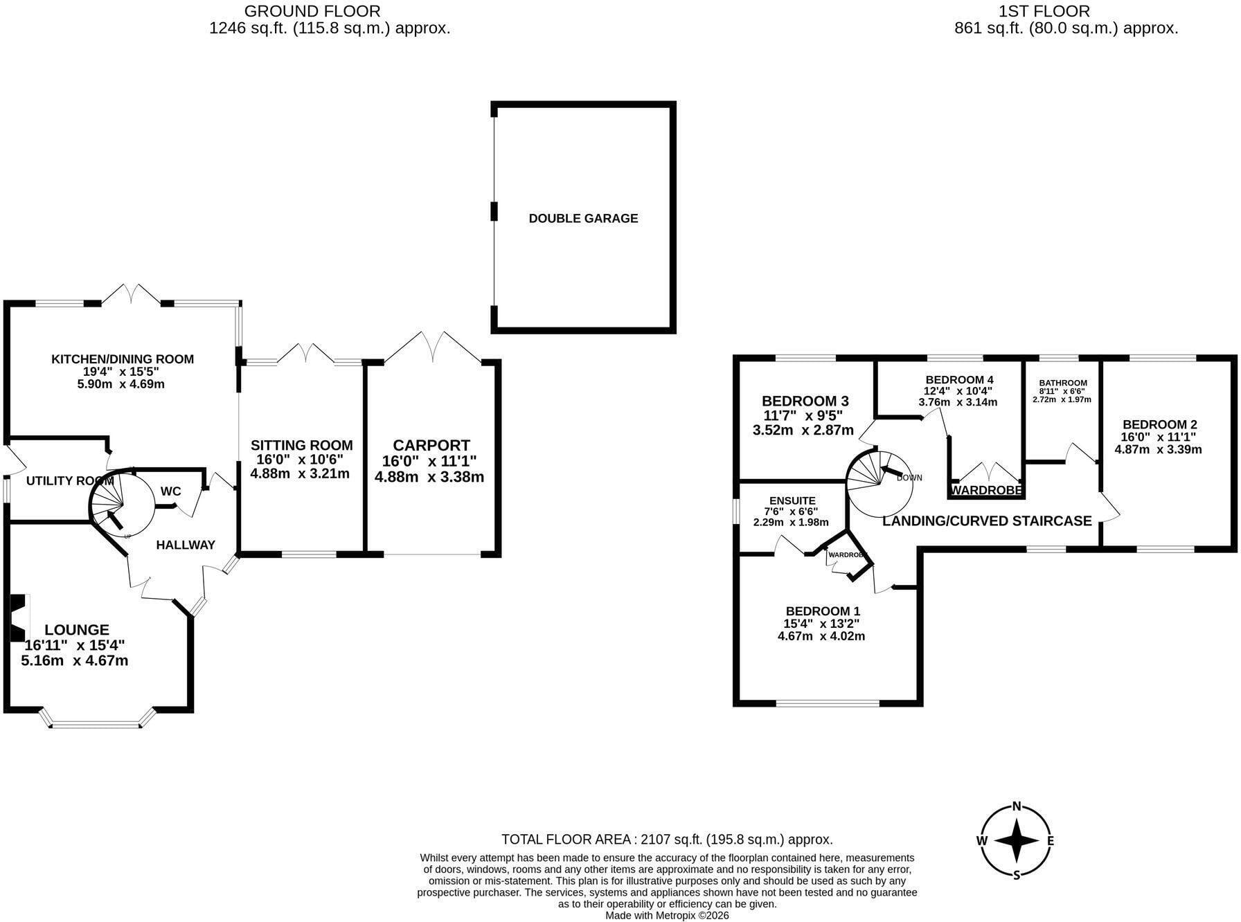 Church Walks, Norton-In-Hales, Market Drayton floorplan