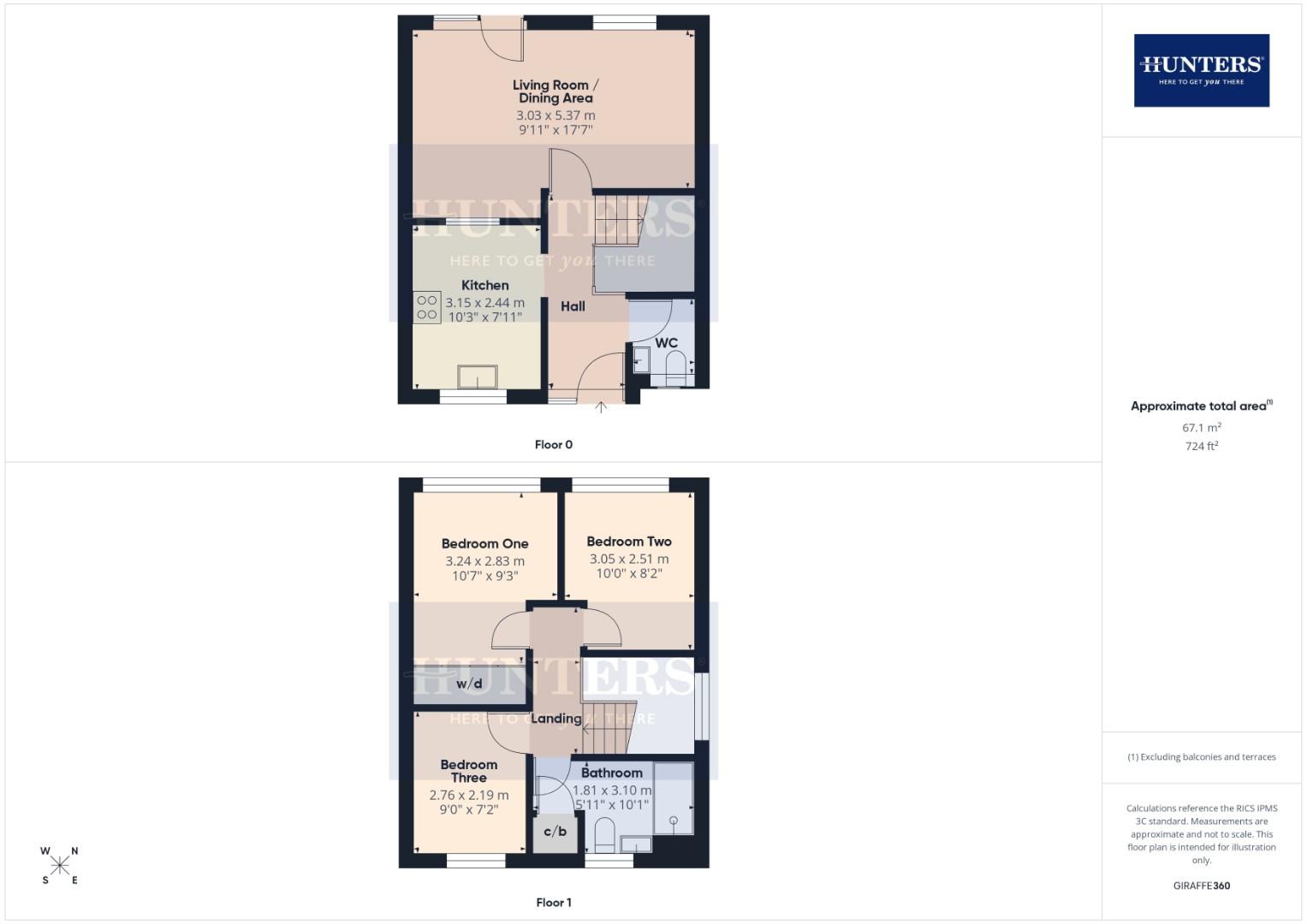19, Hazebrouck Close, Hatherley floorplan