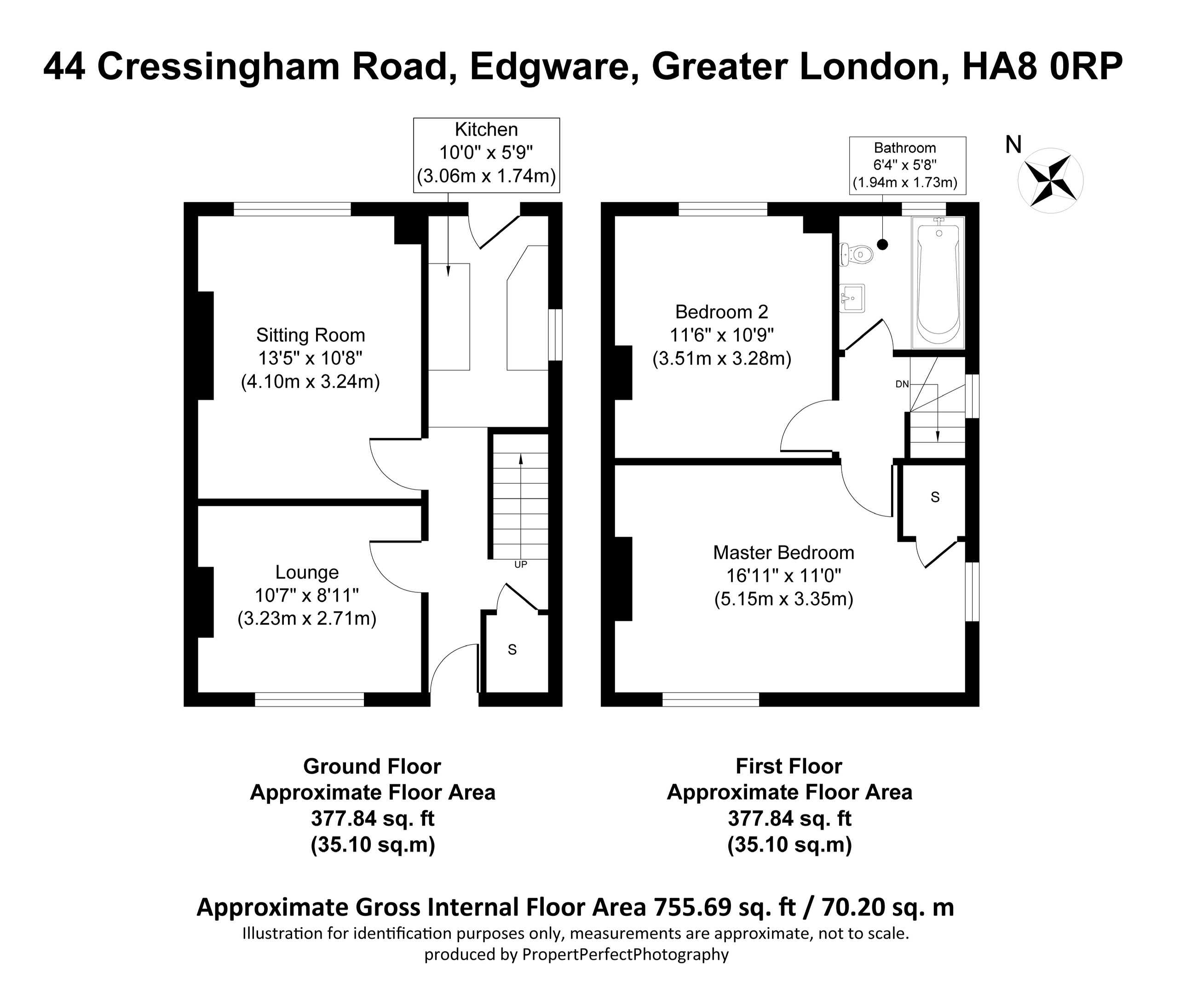 2 bed terraced house for sale in Cressingham Road, Burnt Oak, Edgware