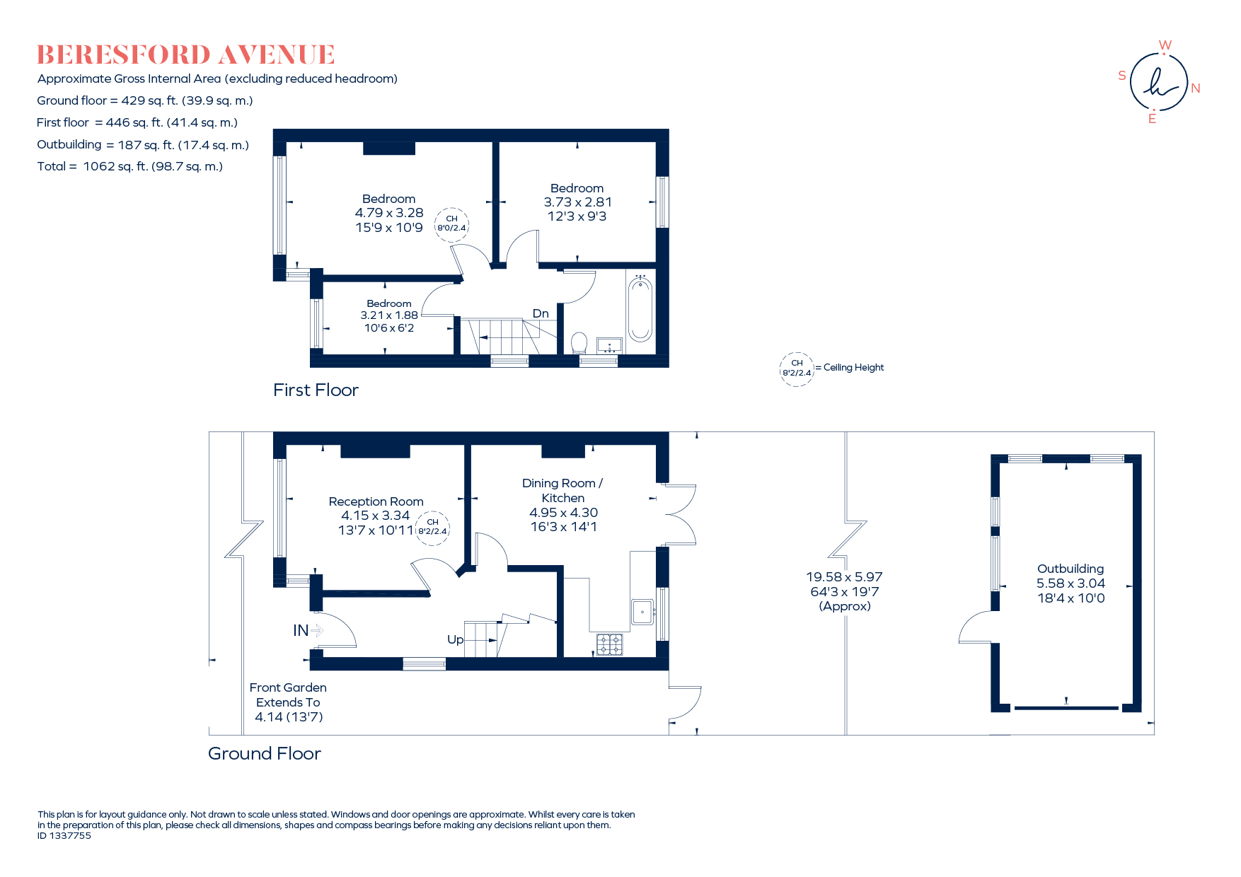 30, Beresford Avenue, Elthorne Heights, Hanwell floorplan