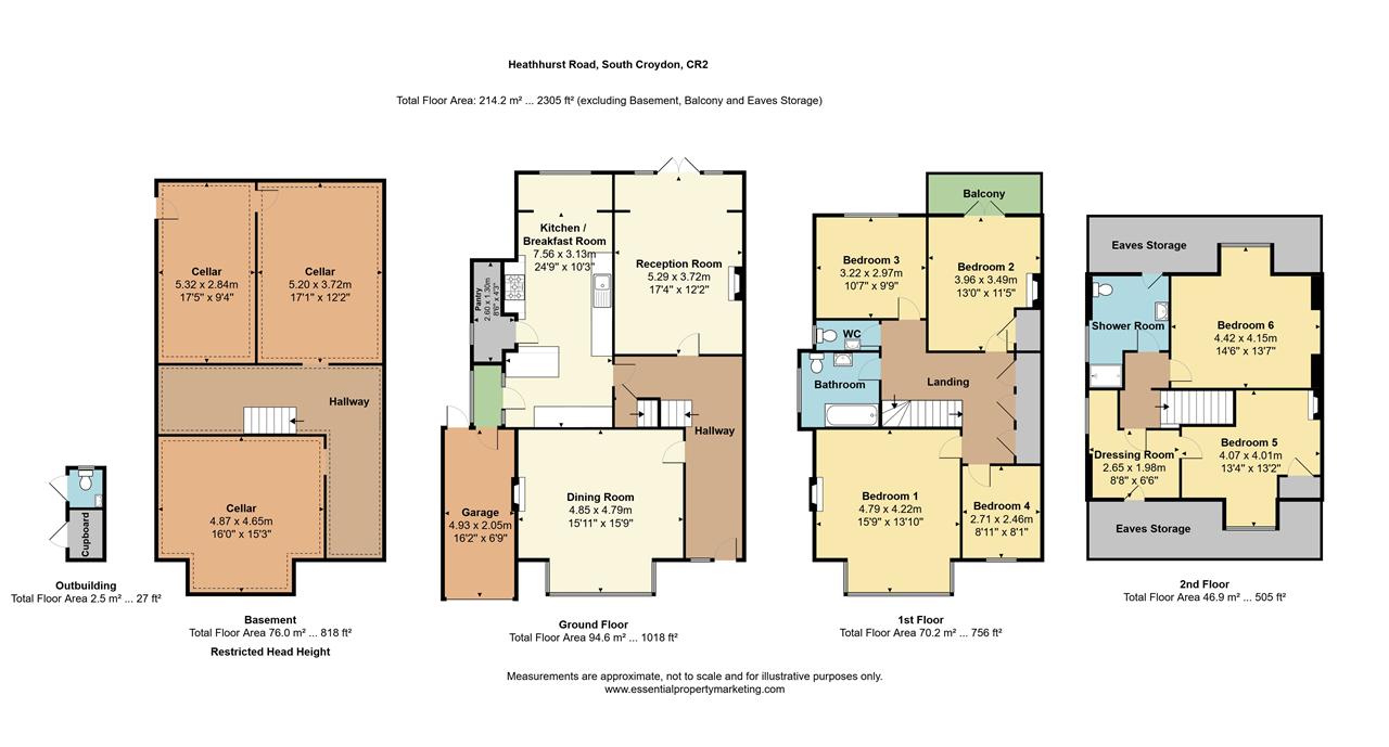 45, Heathhurst Road, South Croydon floorplan