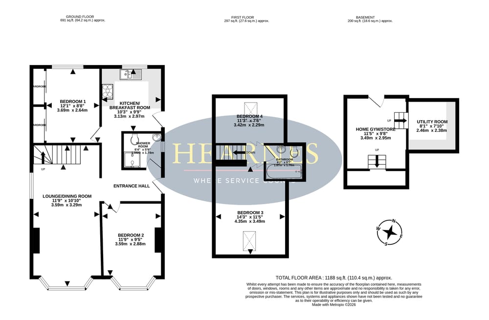 6, Livingstone Road, Poole floorplan
