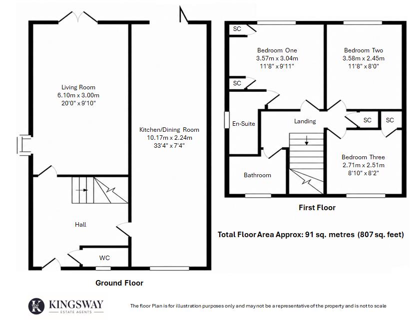 21, Flying Fields Road, Southam floorplan