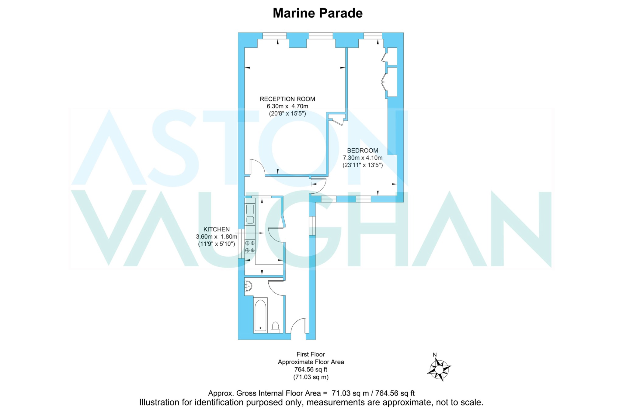 76A  Flat 5, Marine Parade, Brighton floorplan