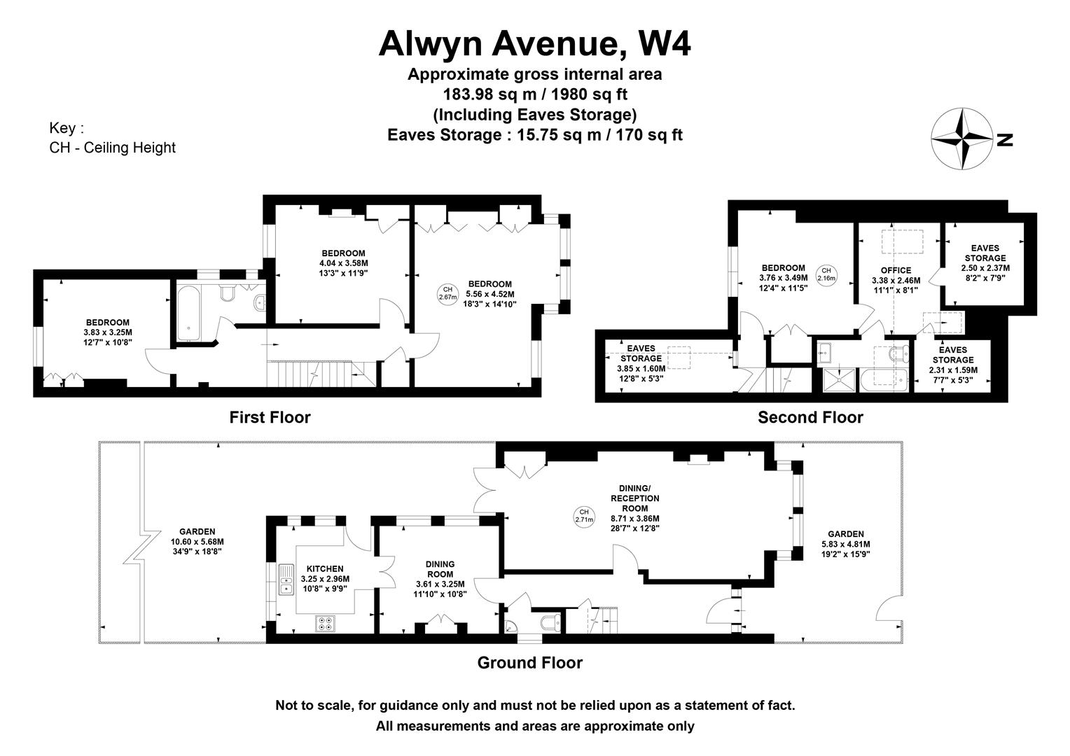 60, Alwyn Avenue, London floorplan