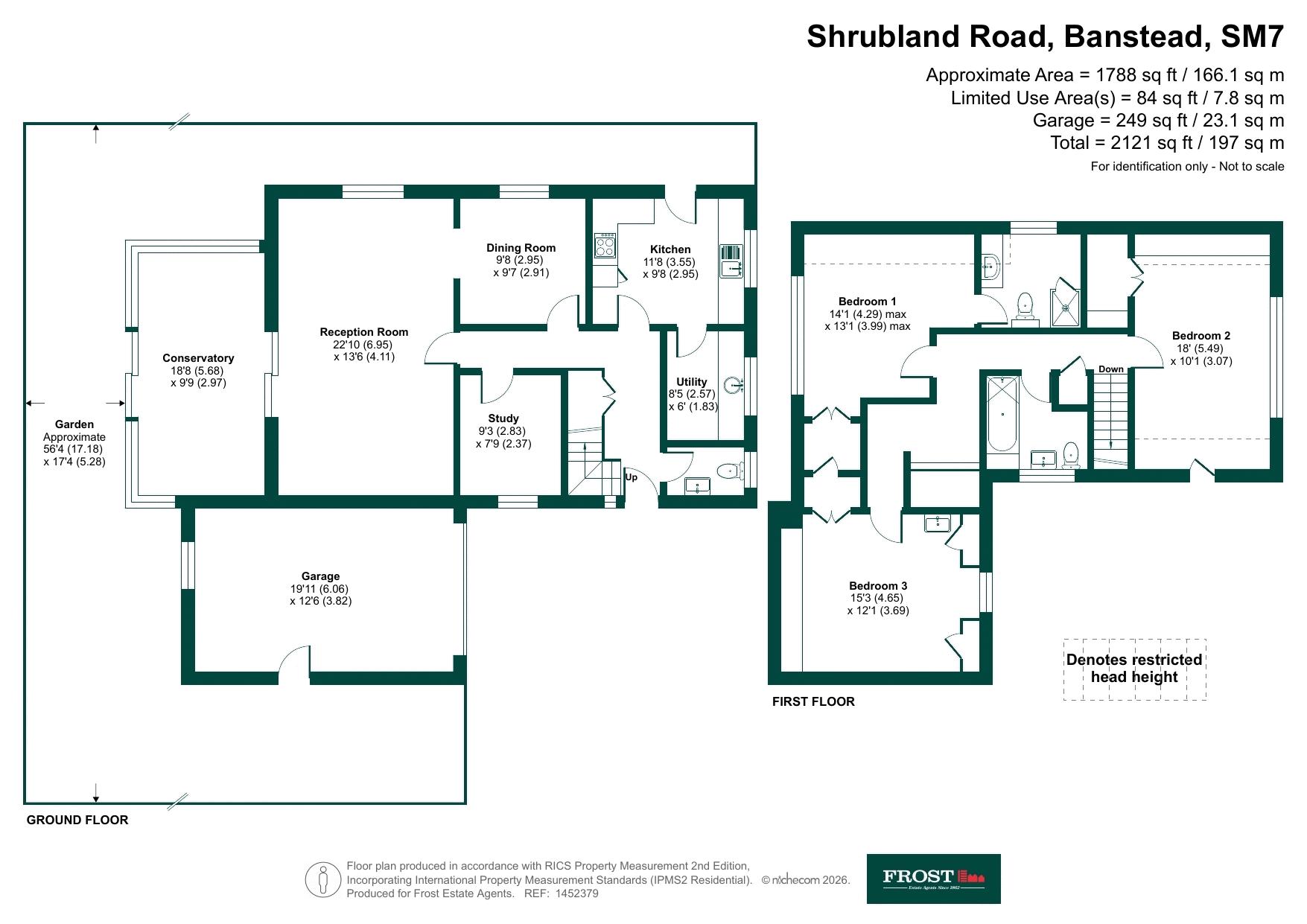 44, Shrubland Road, Banstead floorplan