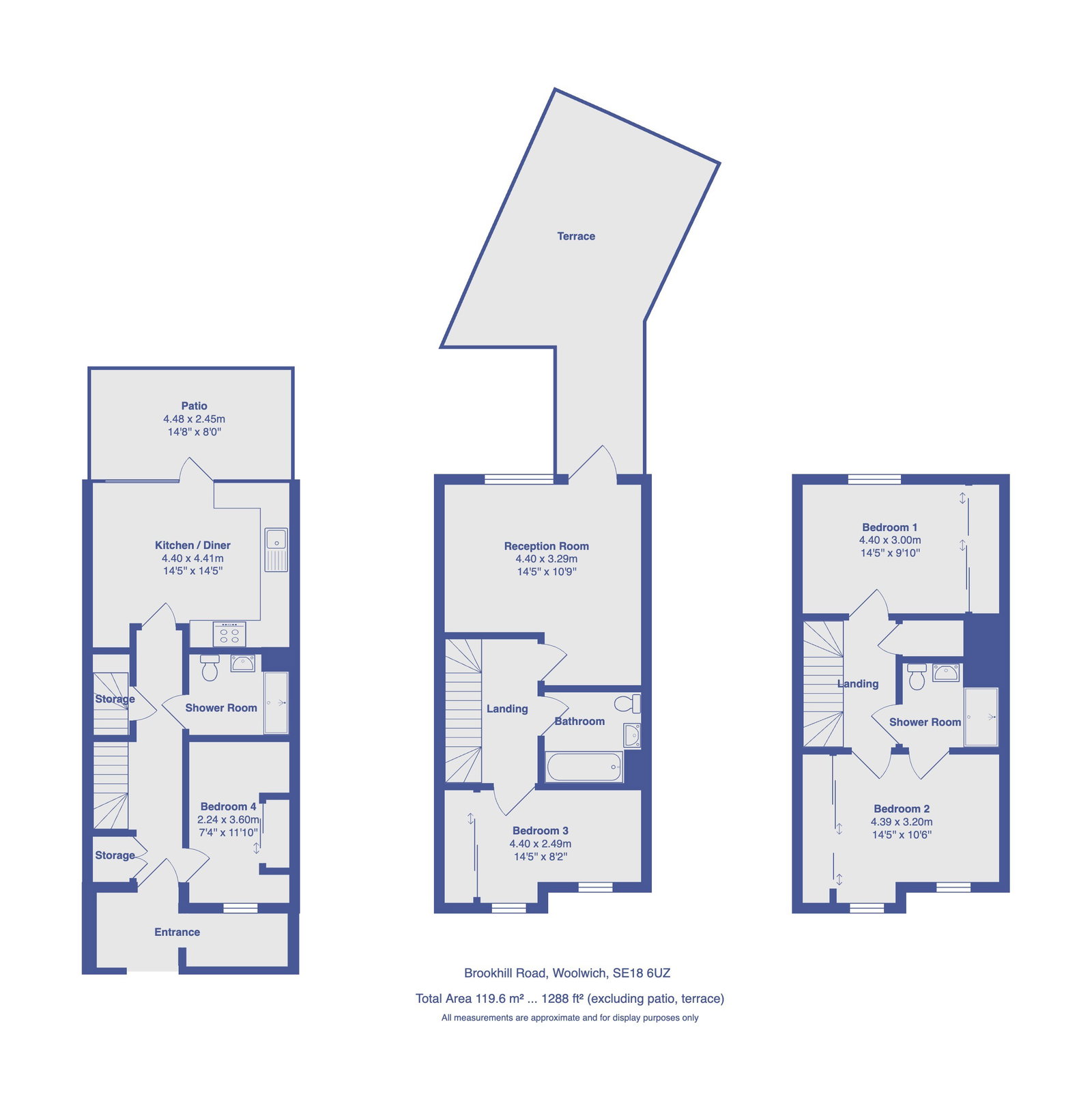 123 Brookhill Road, London floorplan