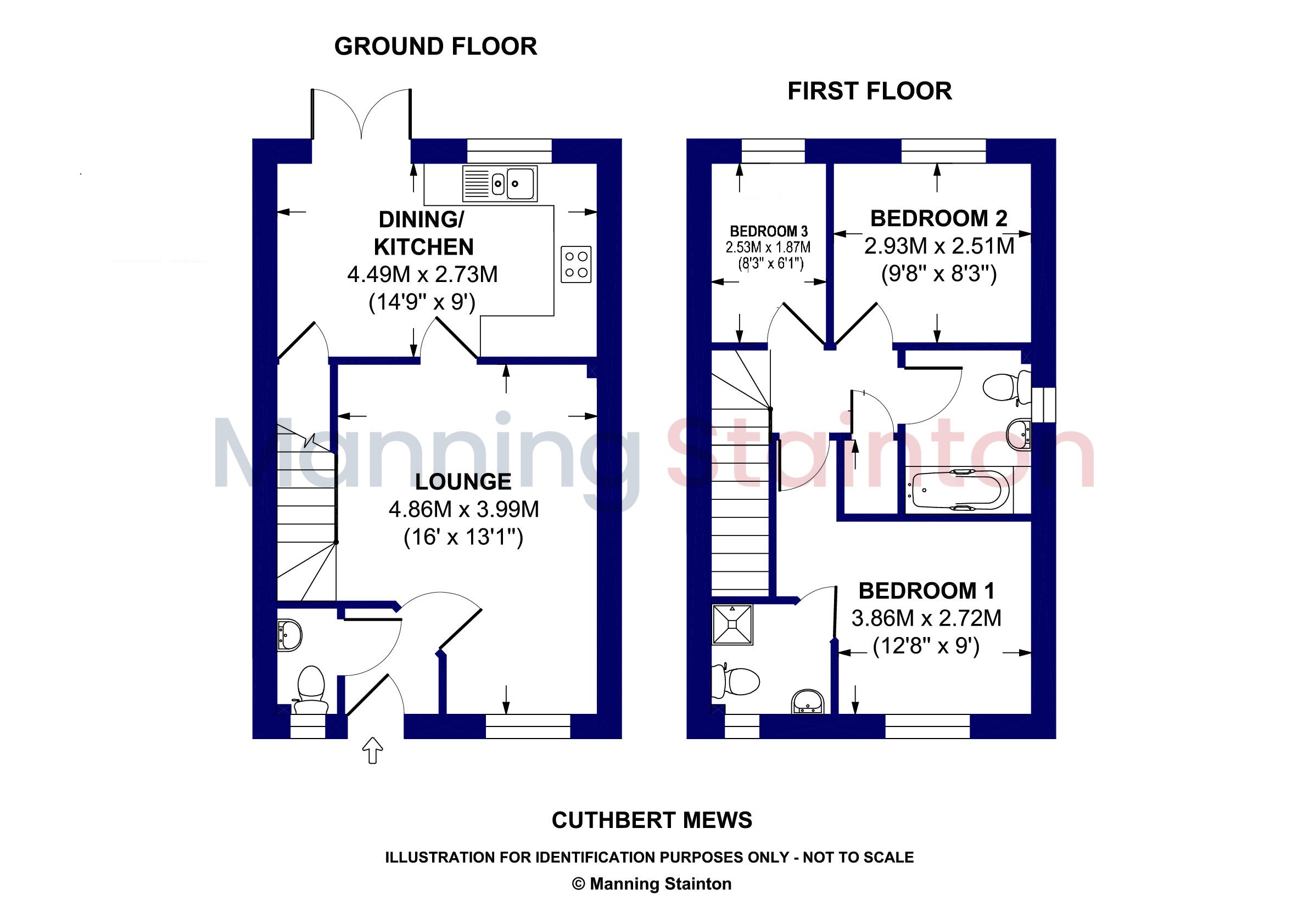 8, Cuthbert Court, Morley floorplan