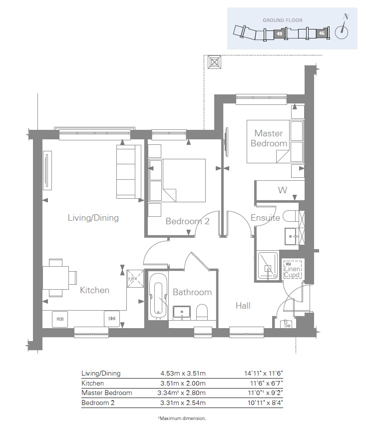 2 Bedrooms Flat for sale in Woodlands Road, Leatherhead KT22