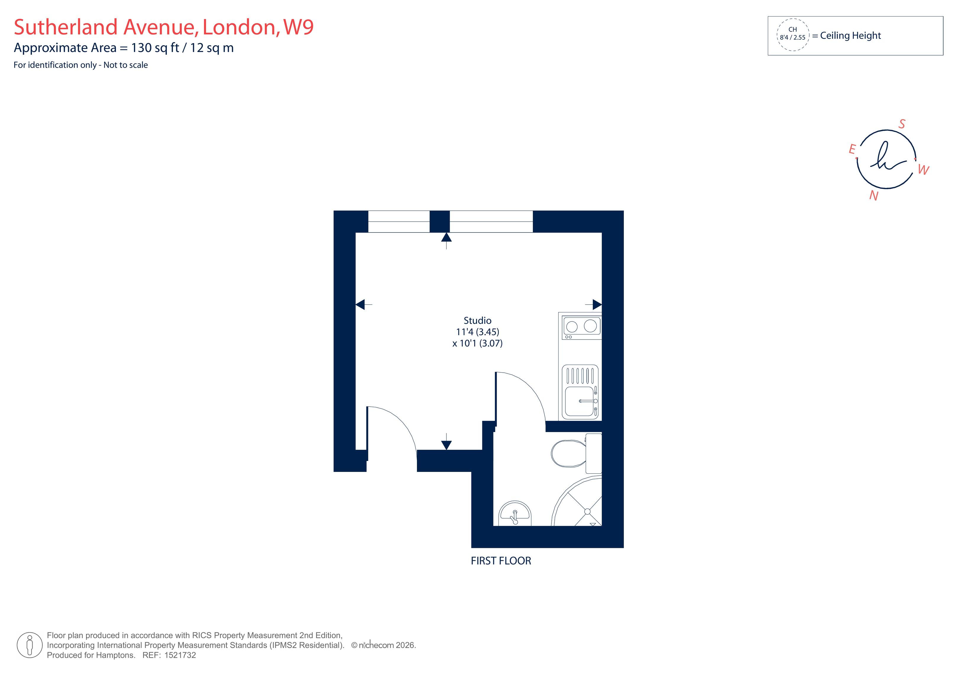 Flat 21, 5, Sutherland Avenue, London floorplan