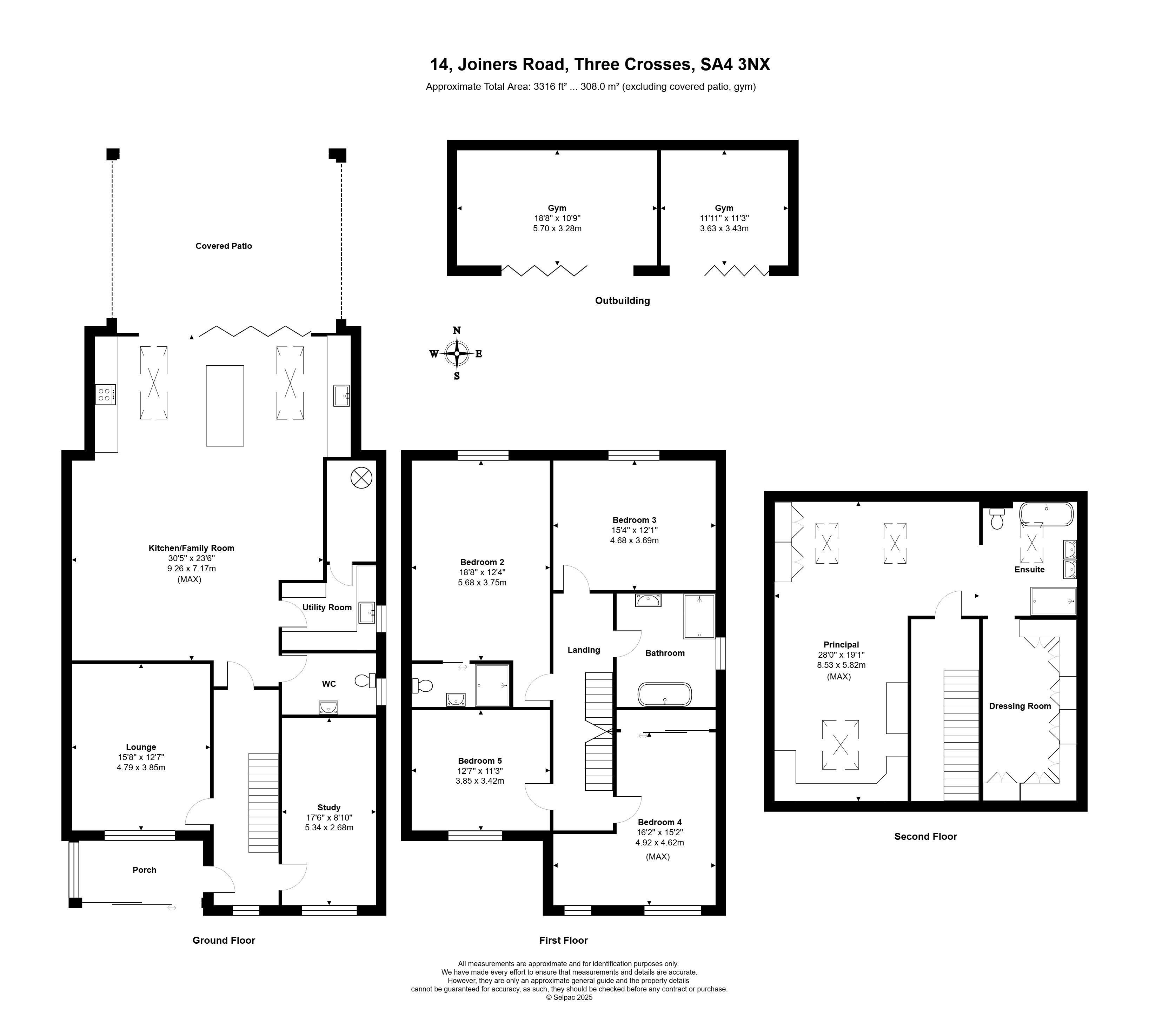 14, Joiners Road, Three Crosses floorplan