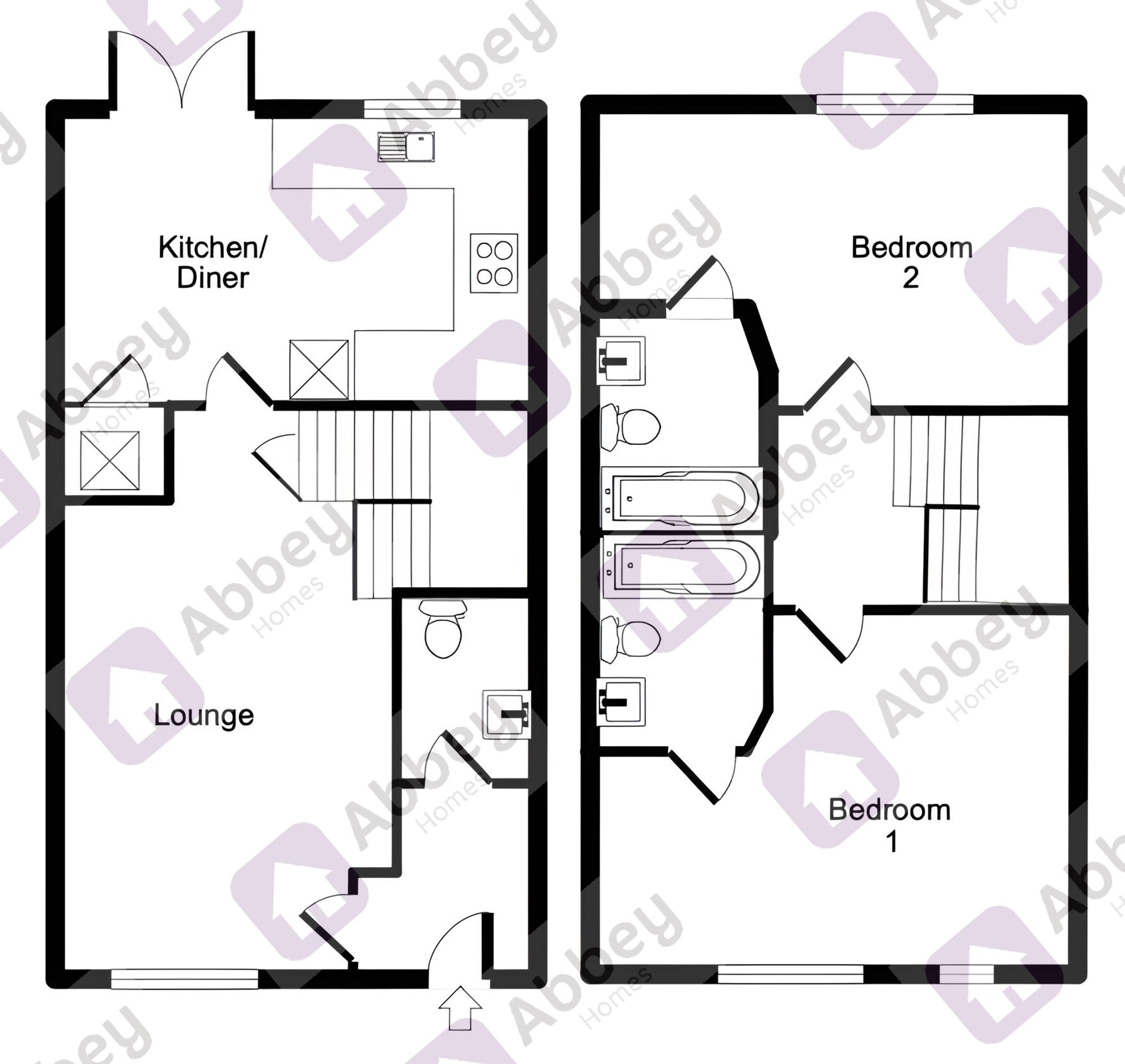 30 Hattersley Way, Leicester floorplan