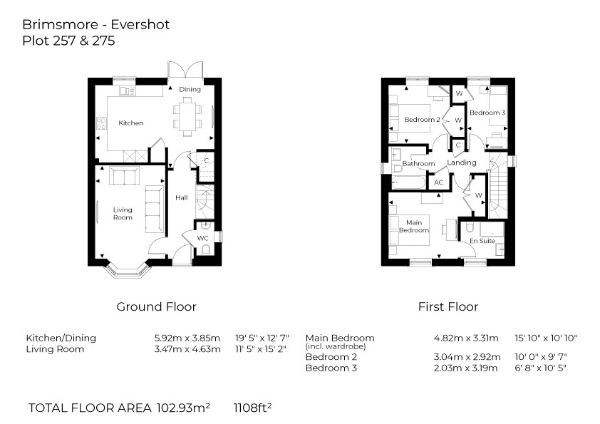 Plot 257 The Evershot, Brimsmore,, Plot 257 The Evershot, Somerset floorplan