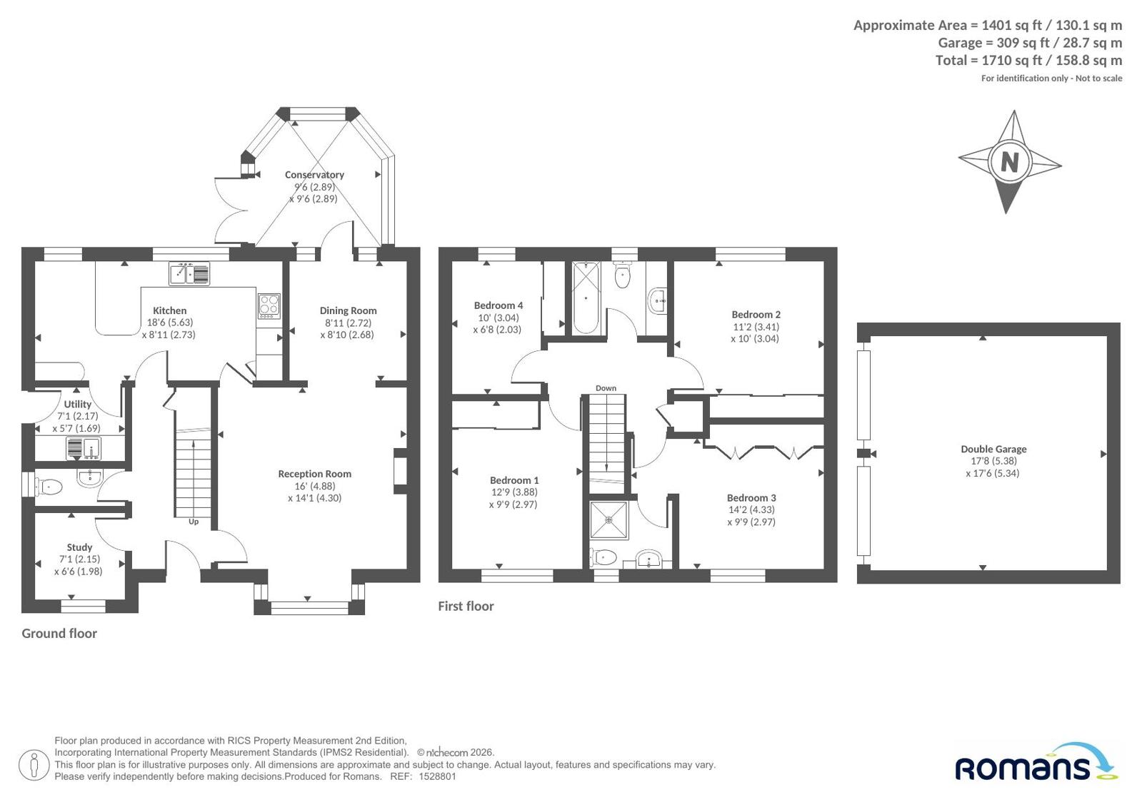 5, Newstead Close, Wiltshire floorplan