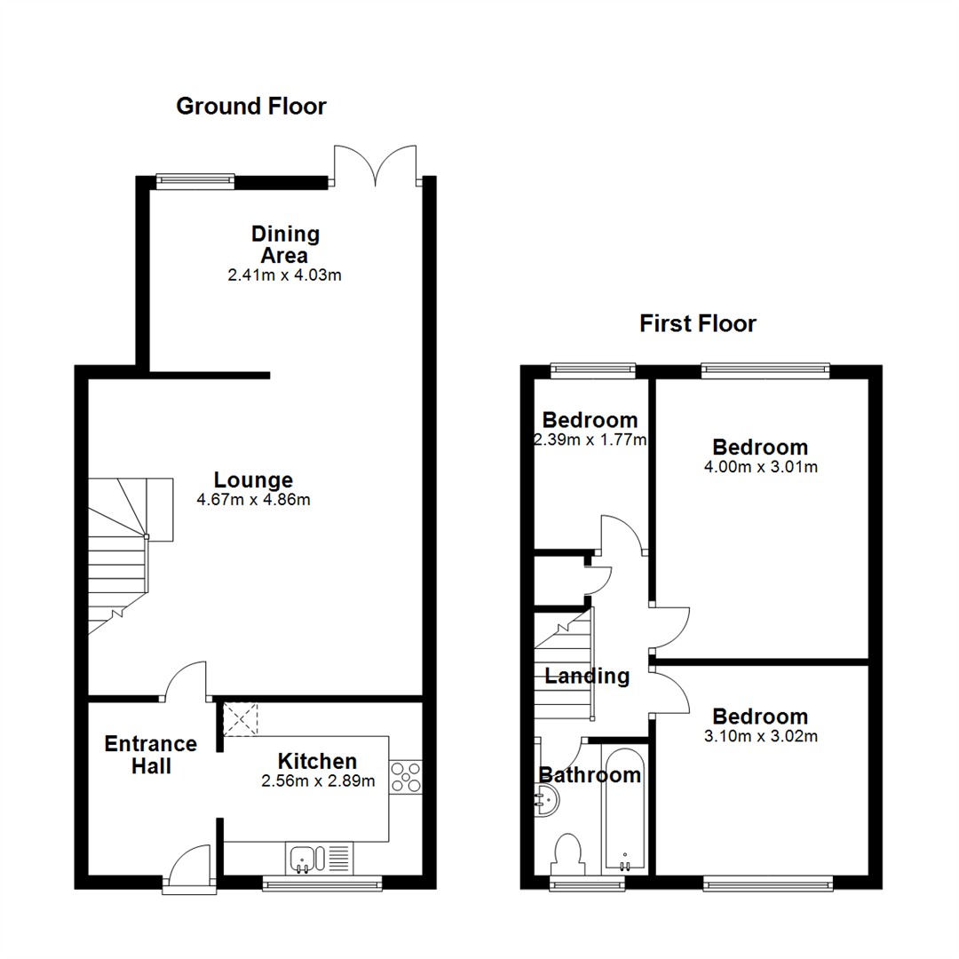 3 bed terraced house for sale in Mallard Avenue, Stockingford, Nuneaton CV10 Zoopla