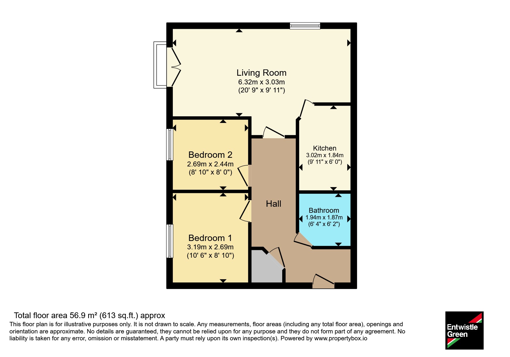 Flat 36, College Fields,, Cronton Lane, Cheshire floorplan