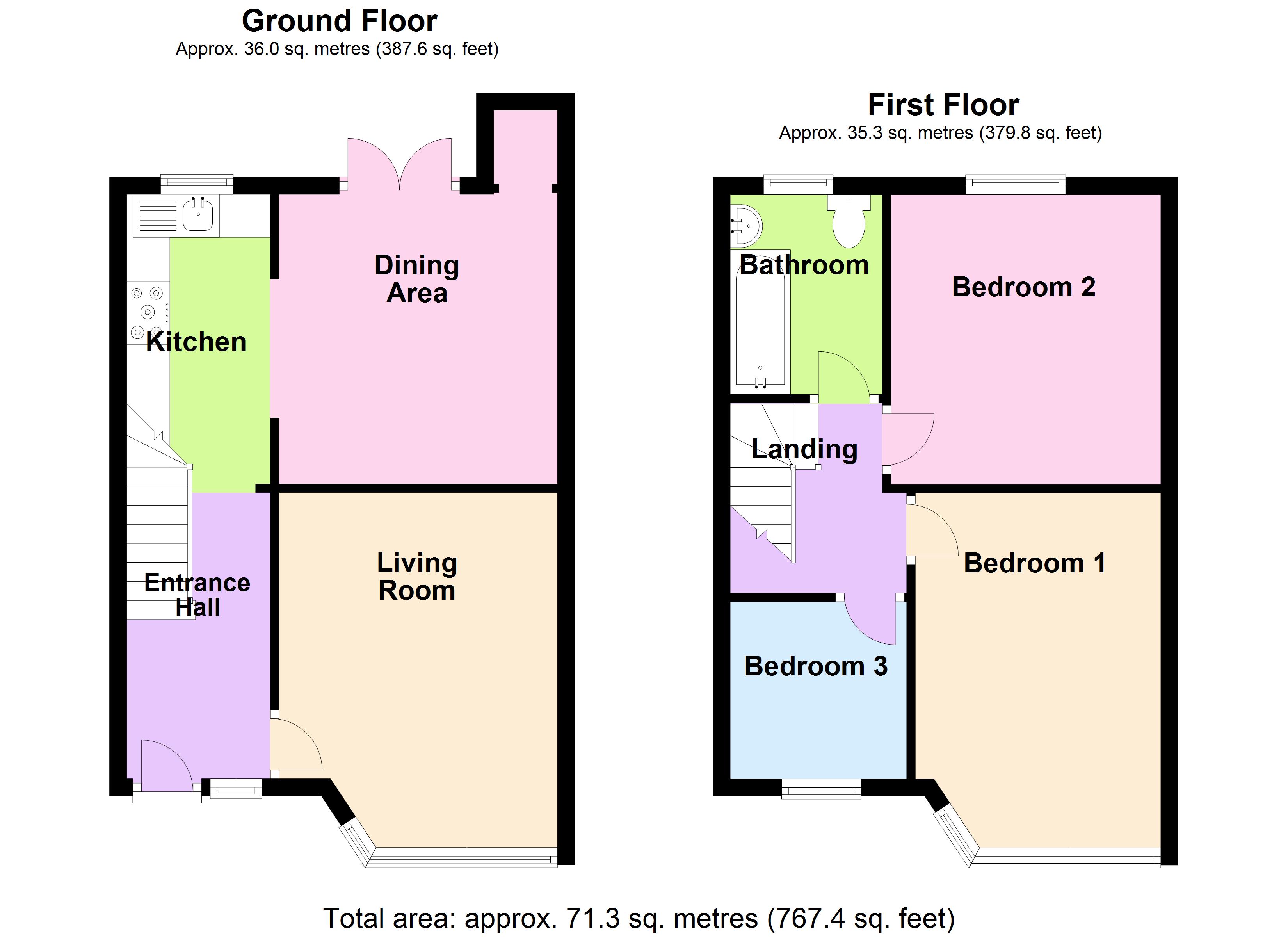 3 Bedrooms Terraced house for sale in Toorack Road, Harrow, London HA3