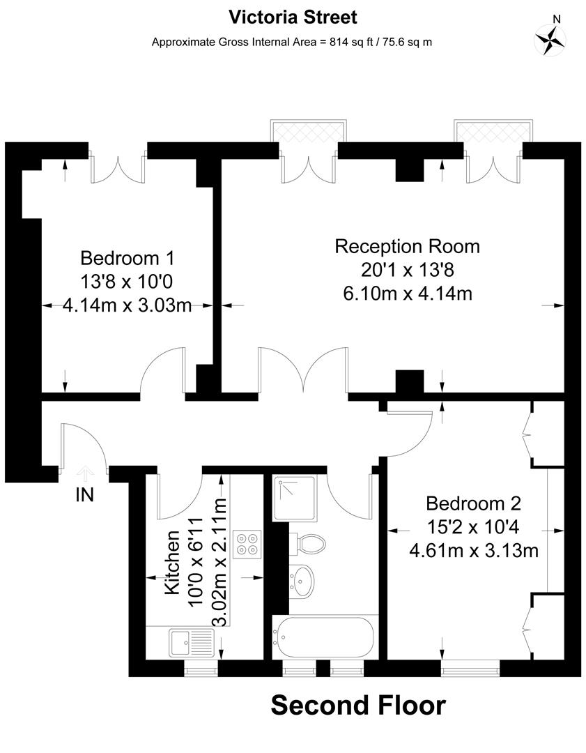 2 Bedrooms Flat to rent in Artillery Mansions, Victoria Street, London SW1H