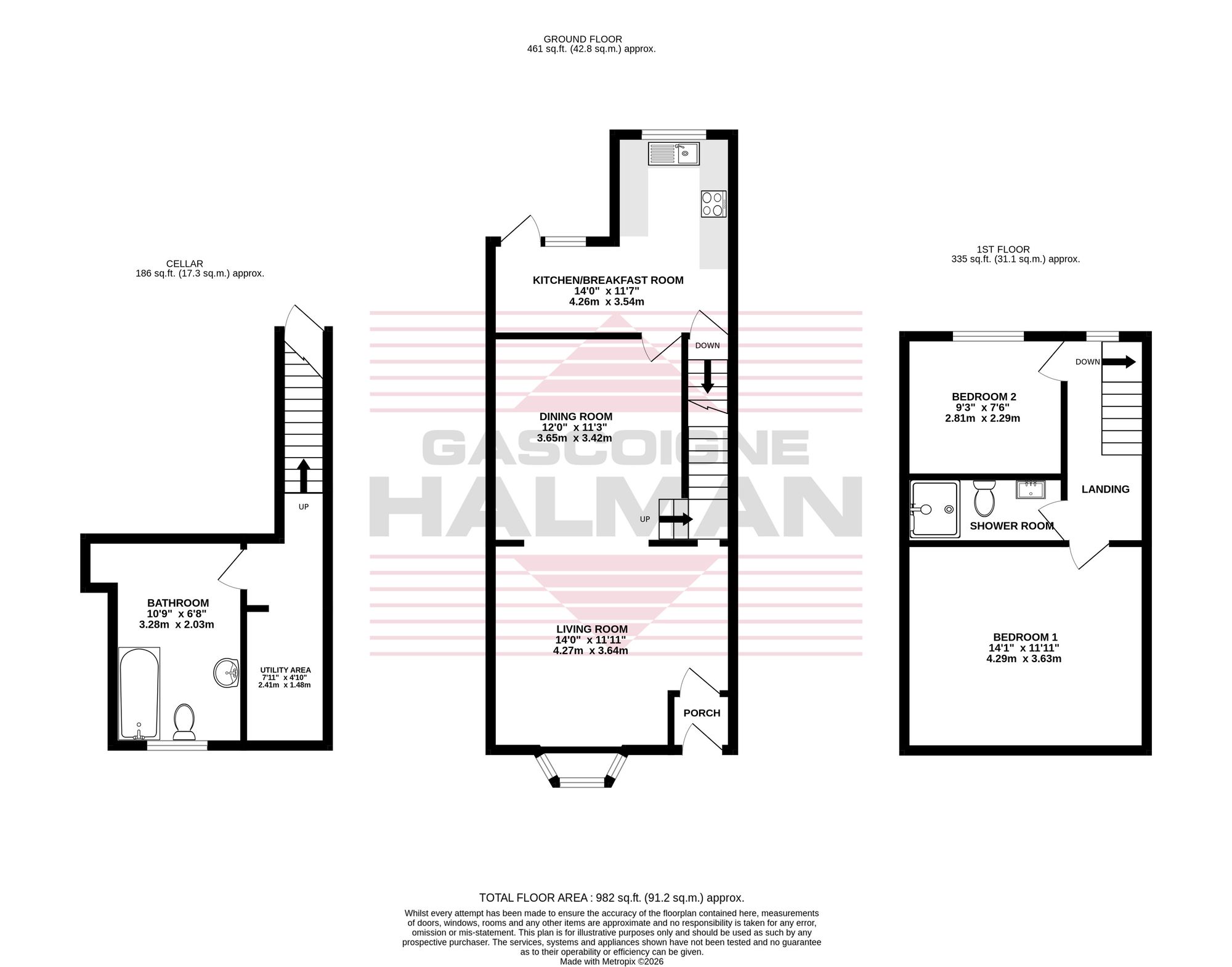 67 Frances Street, Cheadle floorplan