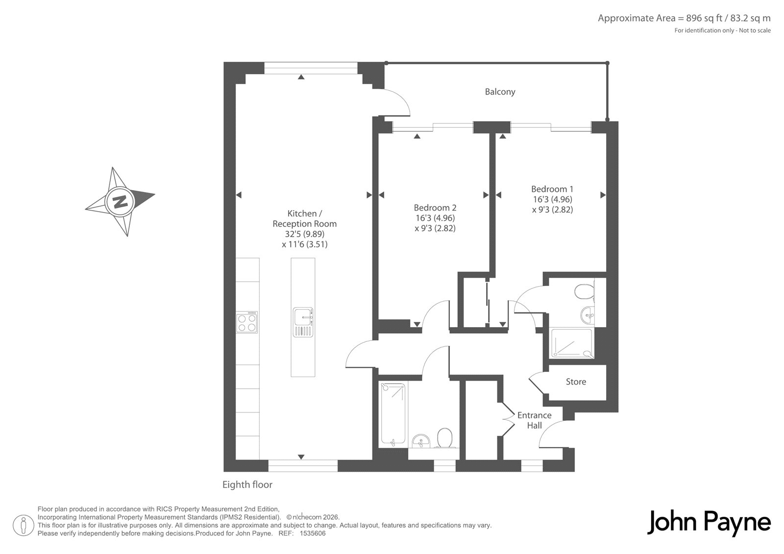 Peartree Way, Greenwich Peninsula floorplan