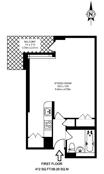 0 Bedrooms Studio to rent in Rowan House, 9 Greycoat Street, Westminster, London SW1P