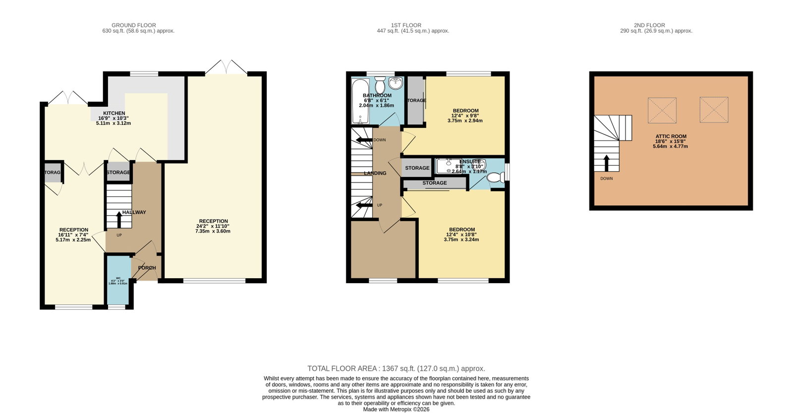 3, Cwrt Neuadd Wen, Bargoed floorplan