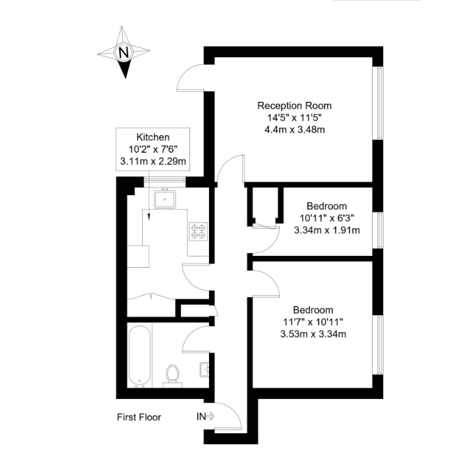 4, St Mary-Le-Park Court, London floorplan