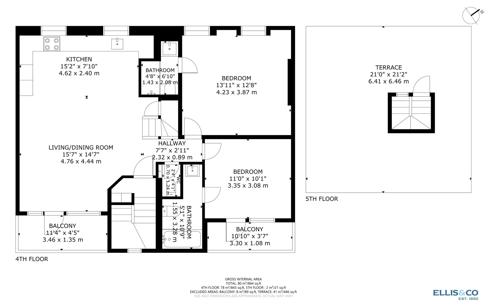 Flat 6, 42, Danbury Street, Islington floorplan