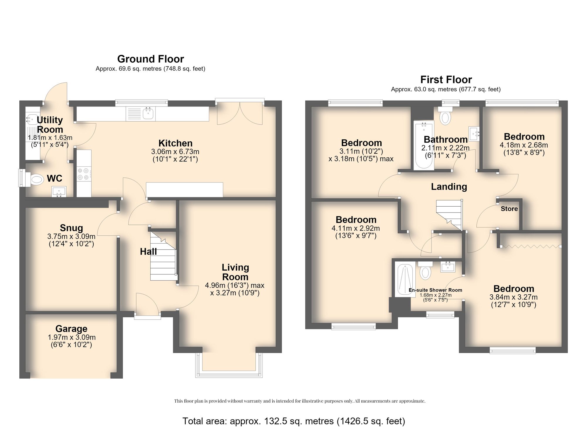 26 Ruby Lane, Sheffield floorplan