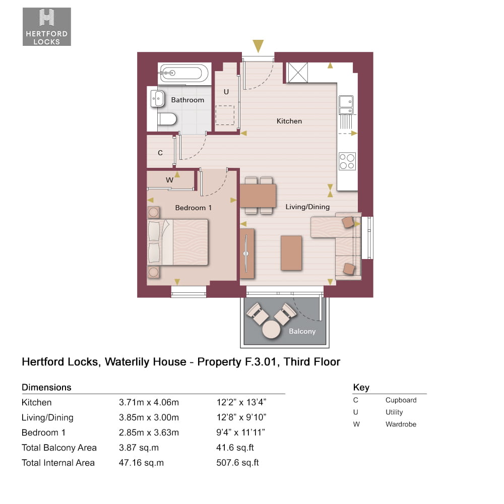 F.3.01, Hertford, Sg13 7Aq, Hertford floorplan