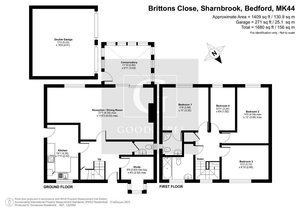 17 Brittons Close, Bedford floorplan