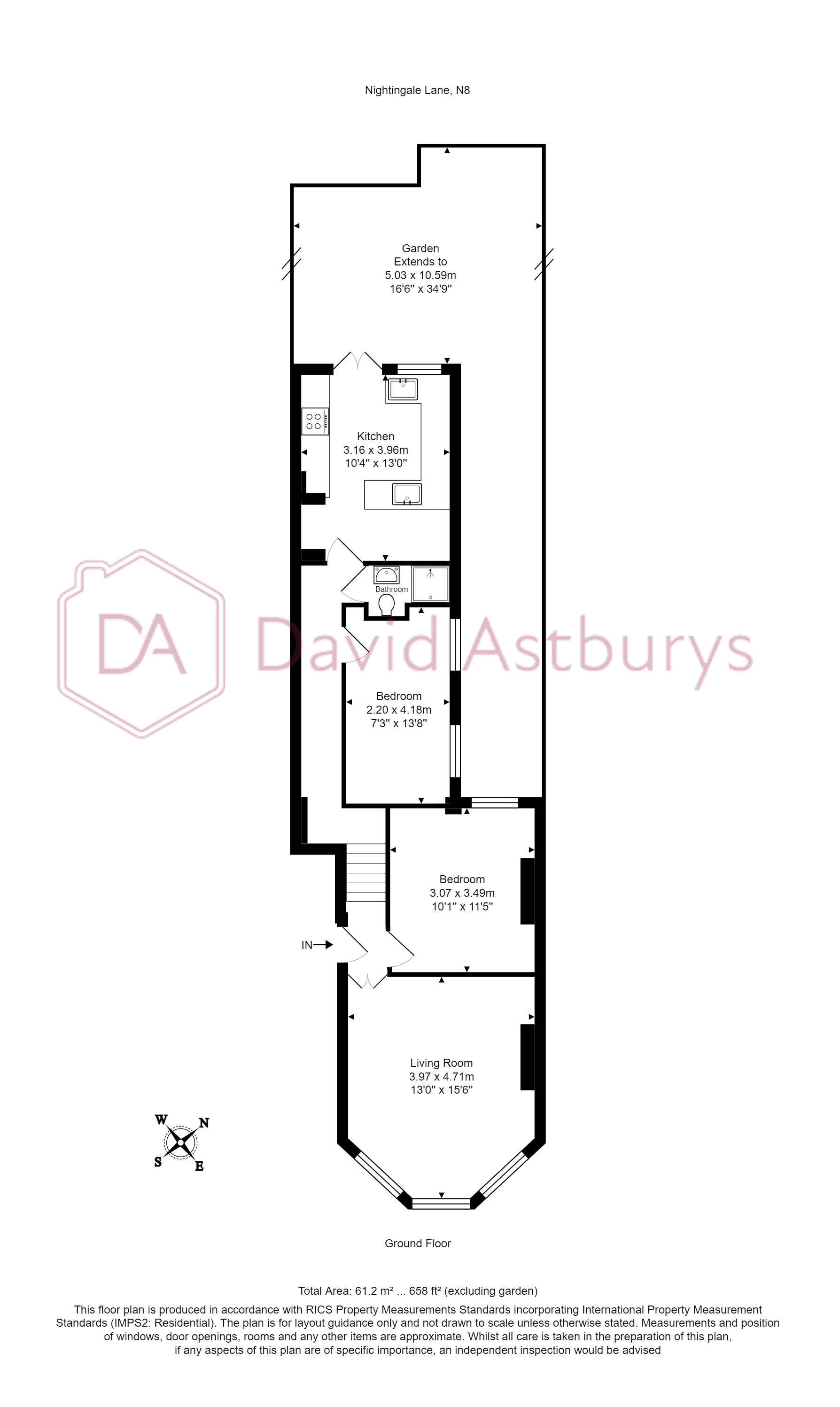 39B, Nightingale Lane, Hornsey floorplan