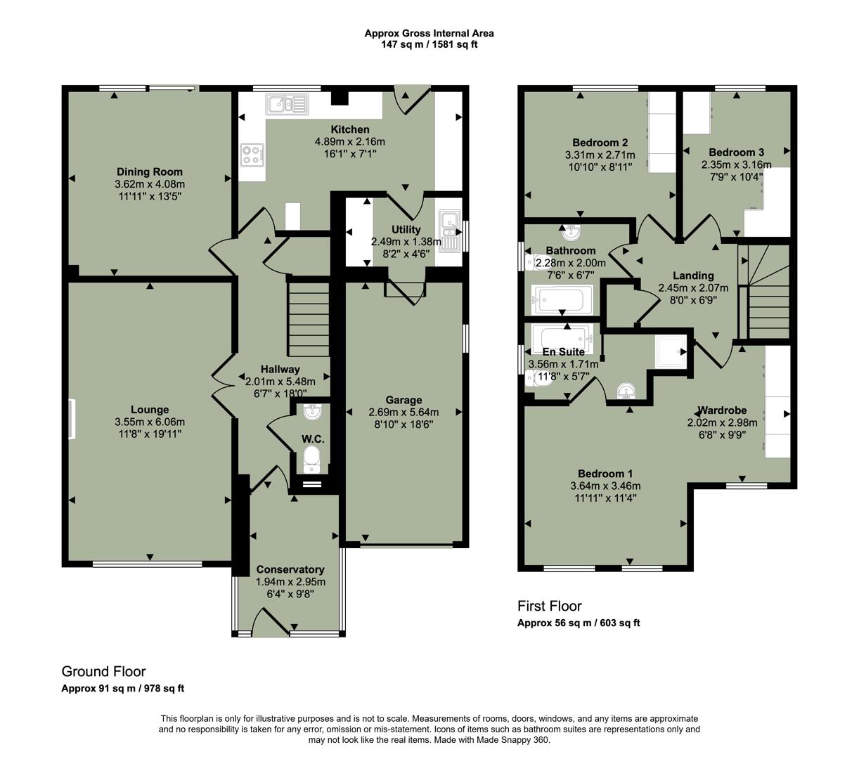 2 The Orchards, Ty Fry Road, Cardiff floorplan