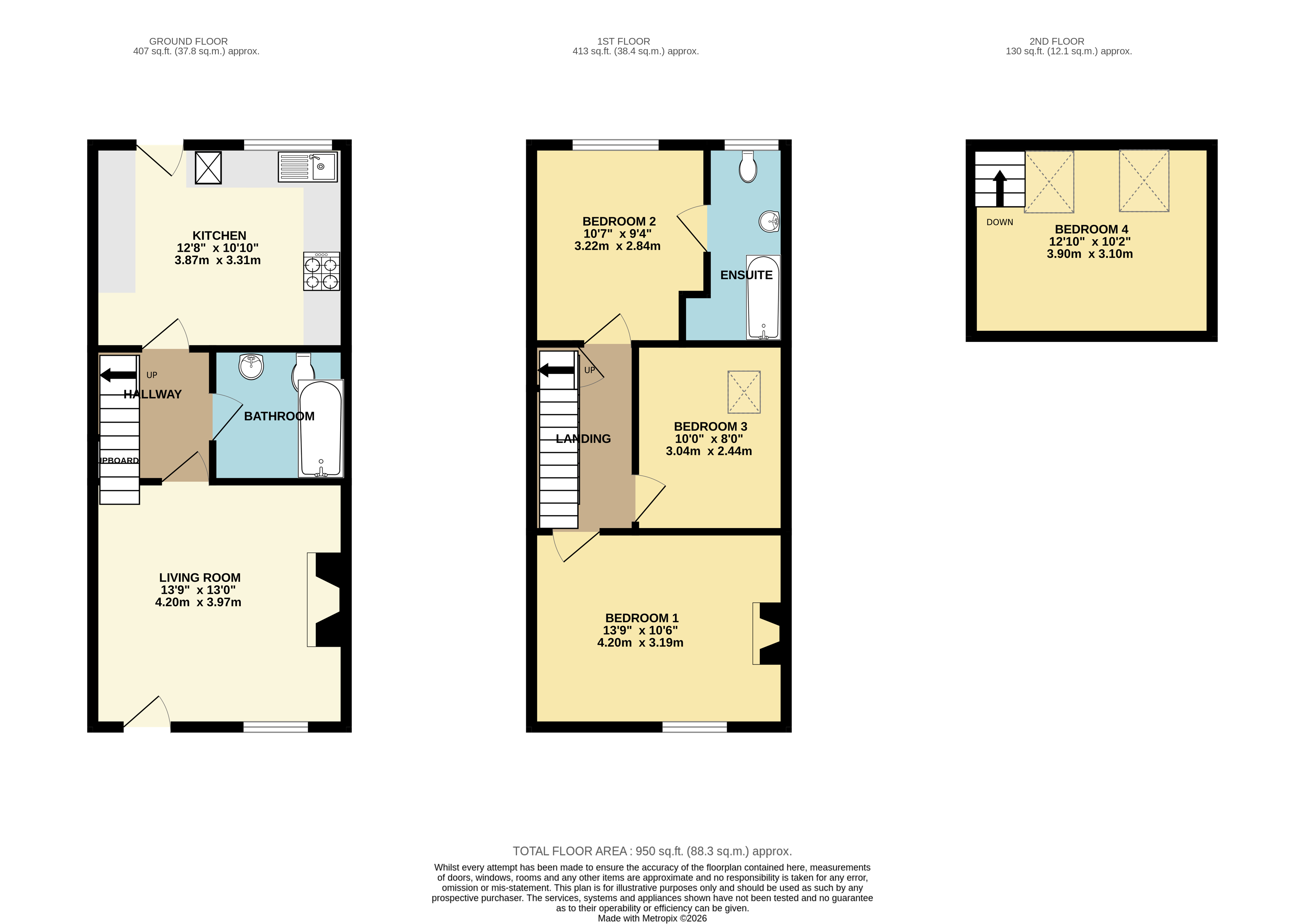 11, York Road, Seaton floorplan