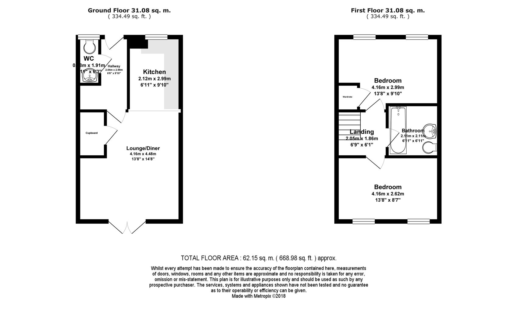 2 Bedrooms Terraced house for sale in Montgomery Close, Gravesend DA12