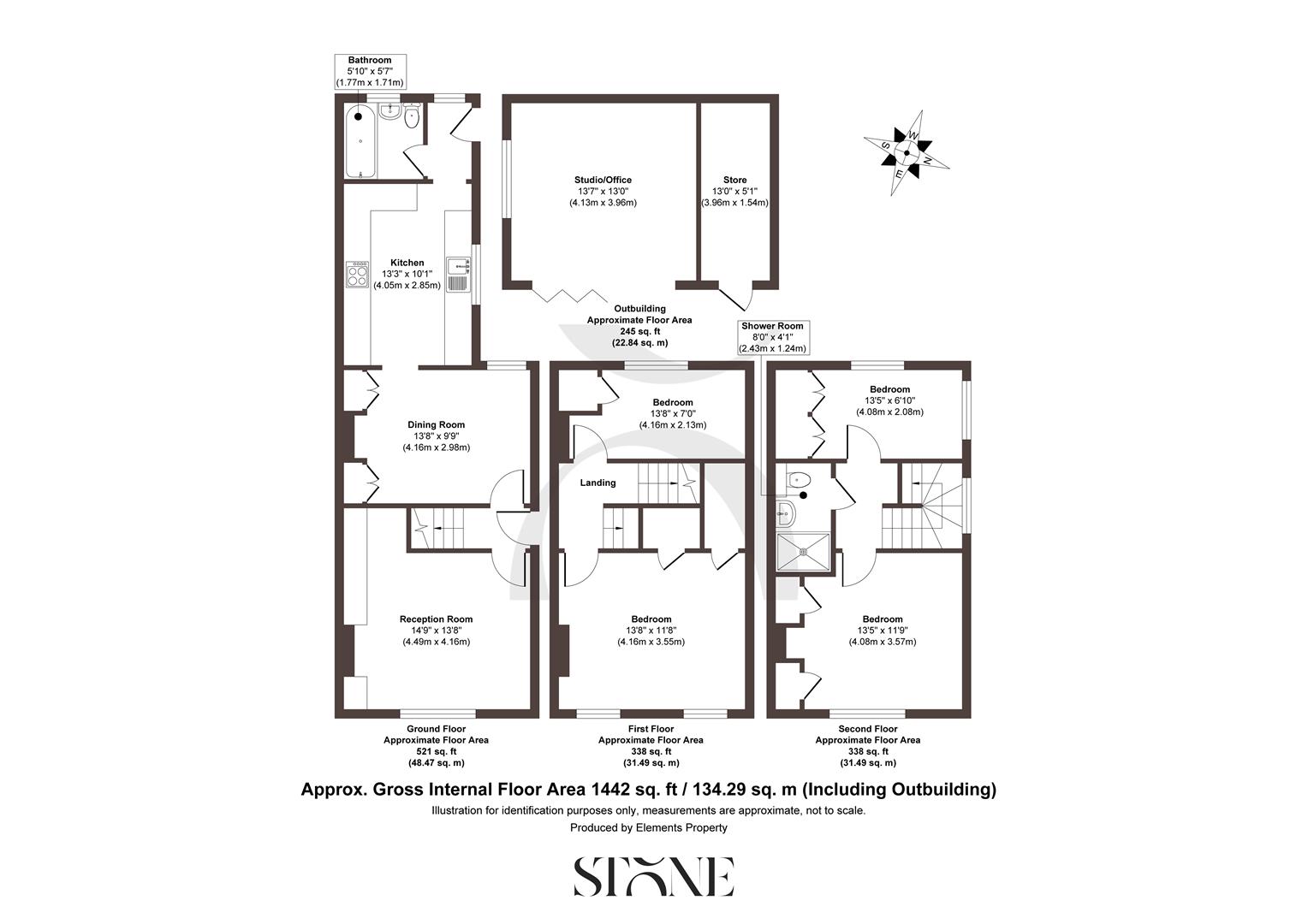 113, Monson Road, Redhill floorplan