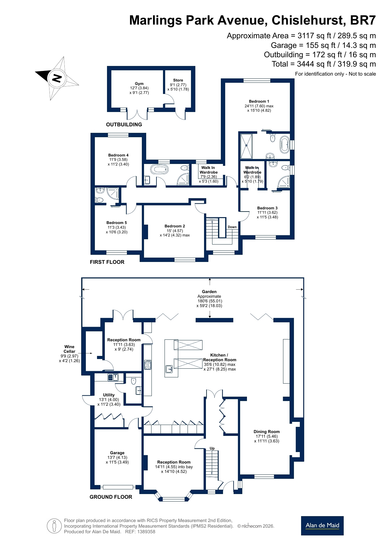 55, Marlings Park Avenue, Chislehurst floorplan