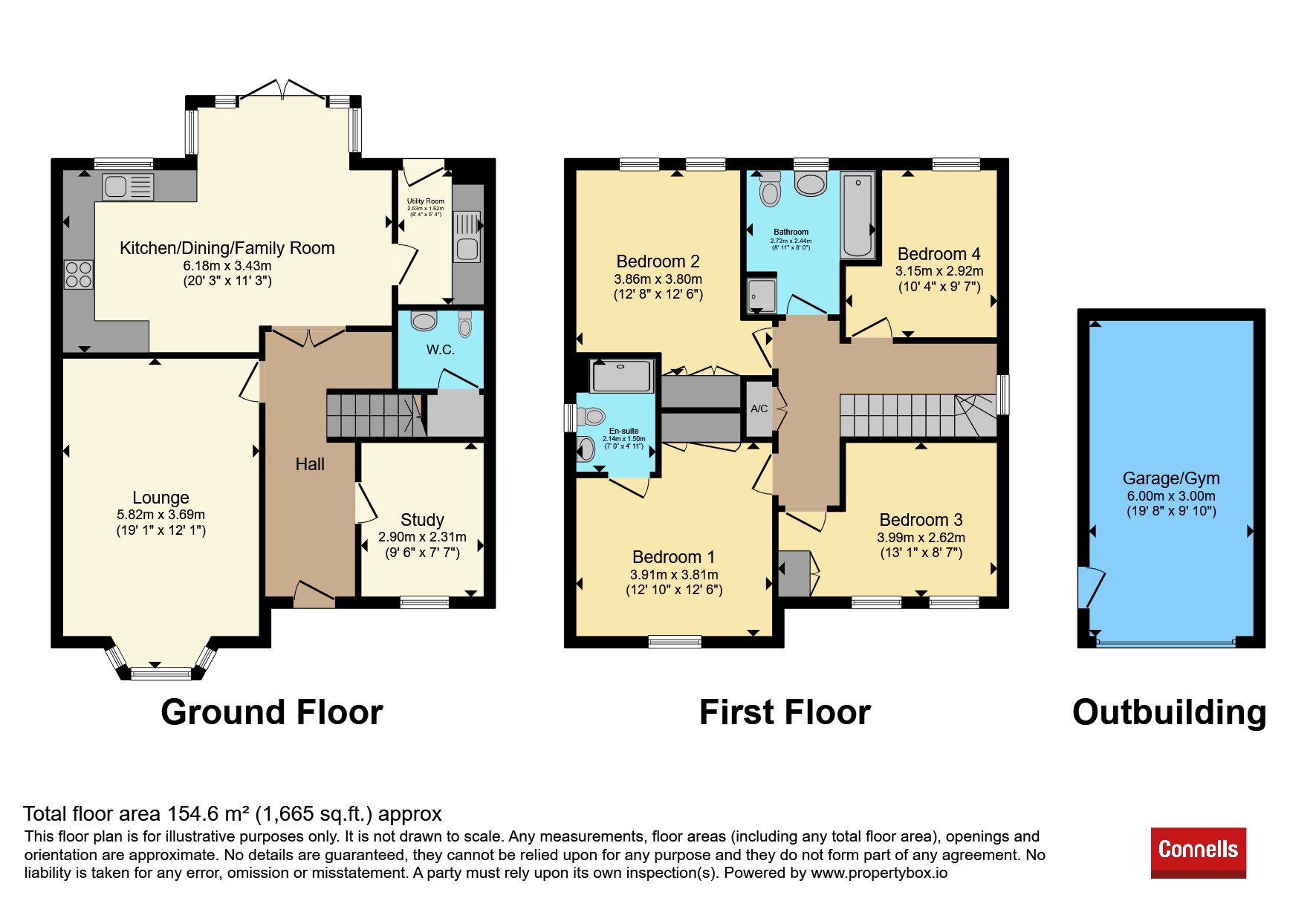 3, Chalkfield Road, Horley floorplan