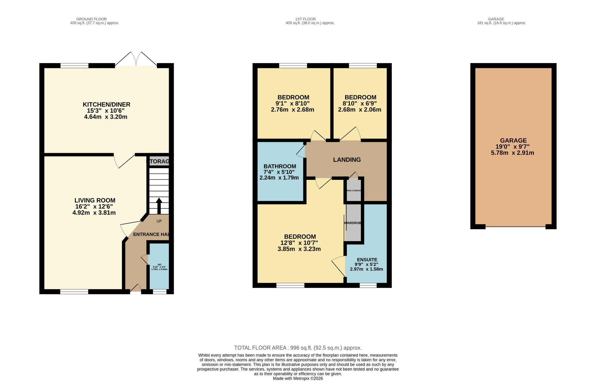 58 Kilmar Street, Plymouth, Devon floorplan