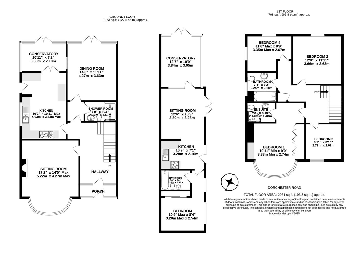 146, Dorchester Road, Weymouth floorplan