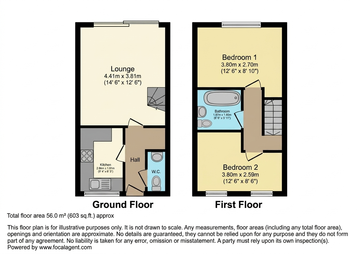 5, Occupation Lane, Swadlincote floorplan