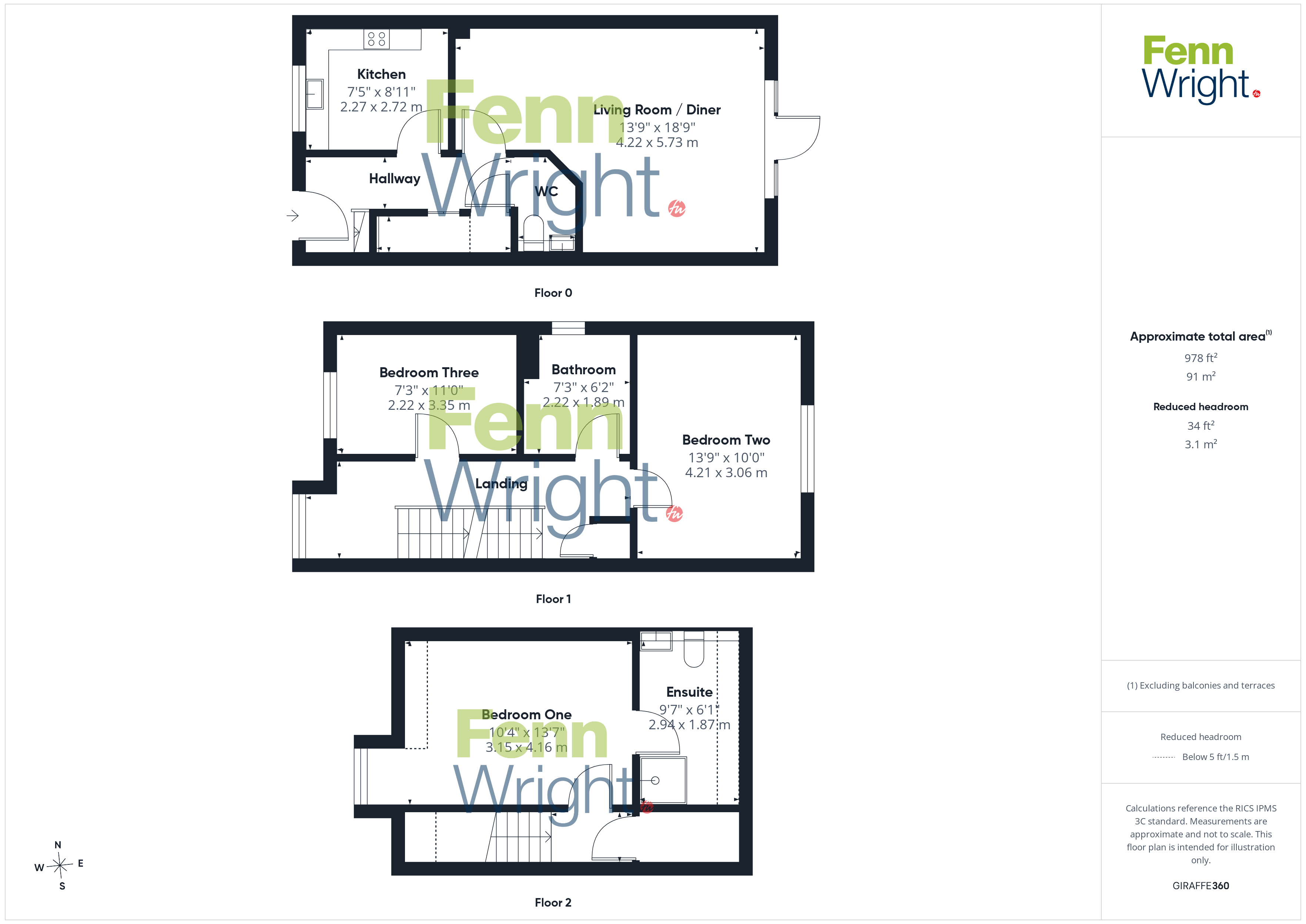 1 Priory Villas,, Priory Walk, Suffolk floorplan