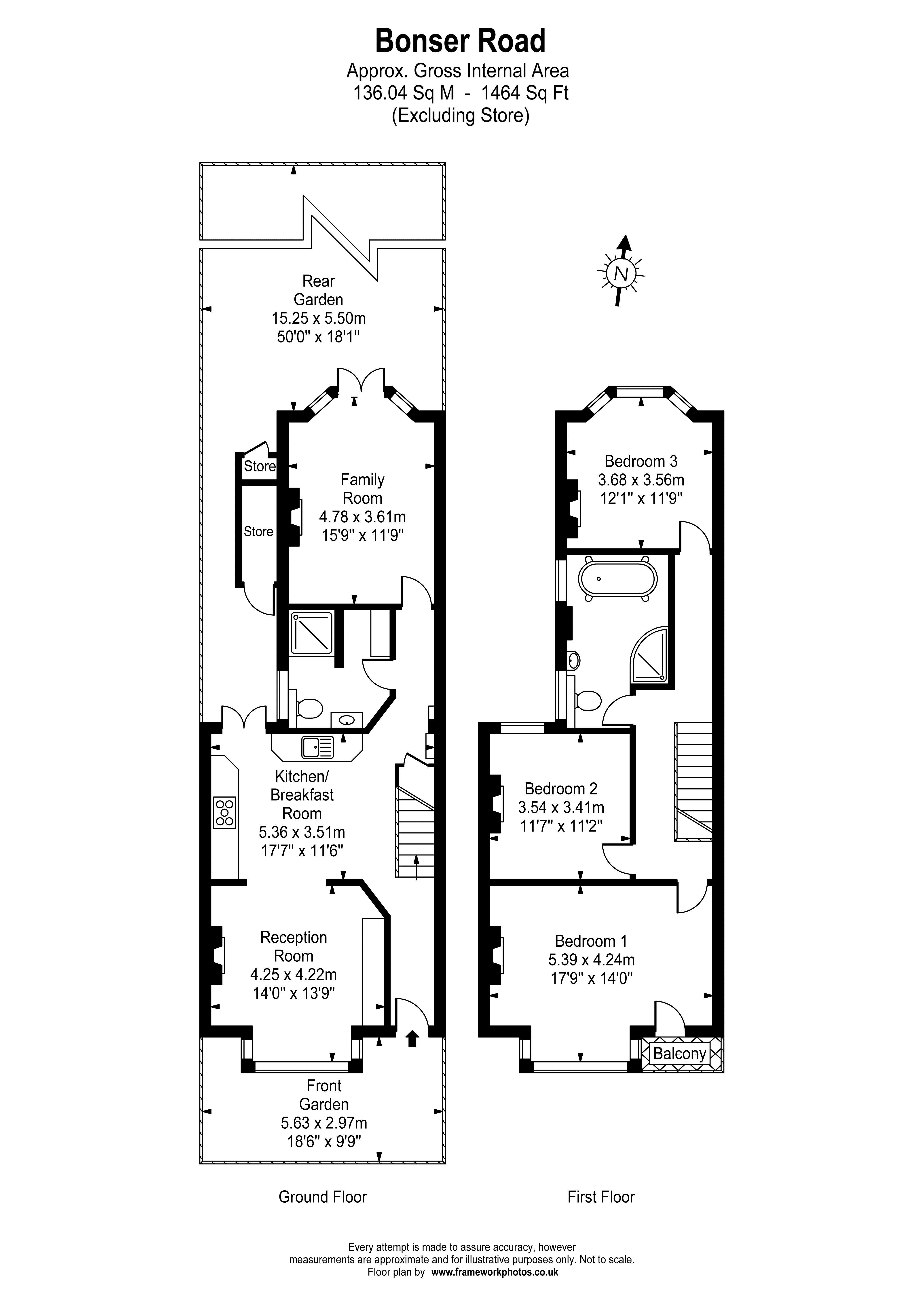 3 Bedrooms  to rent in Bonser Road, Strawberry Hill TW1