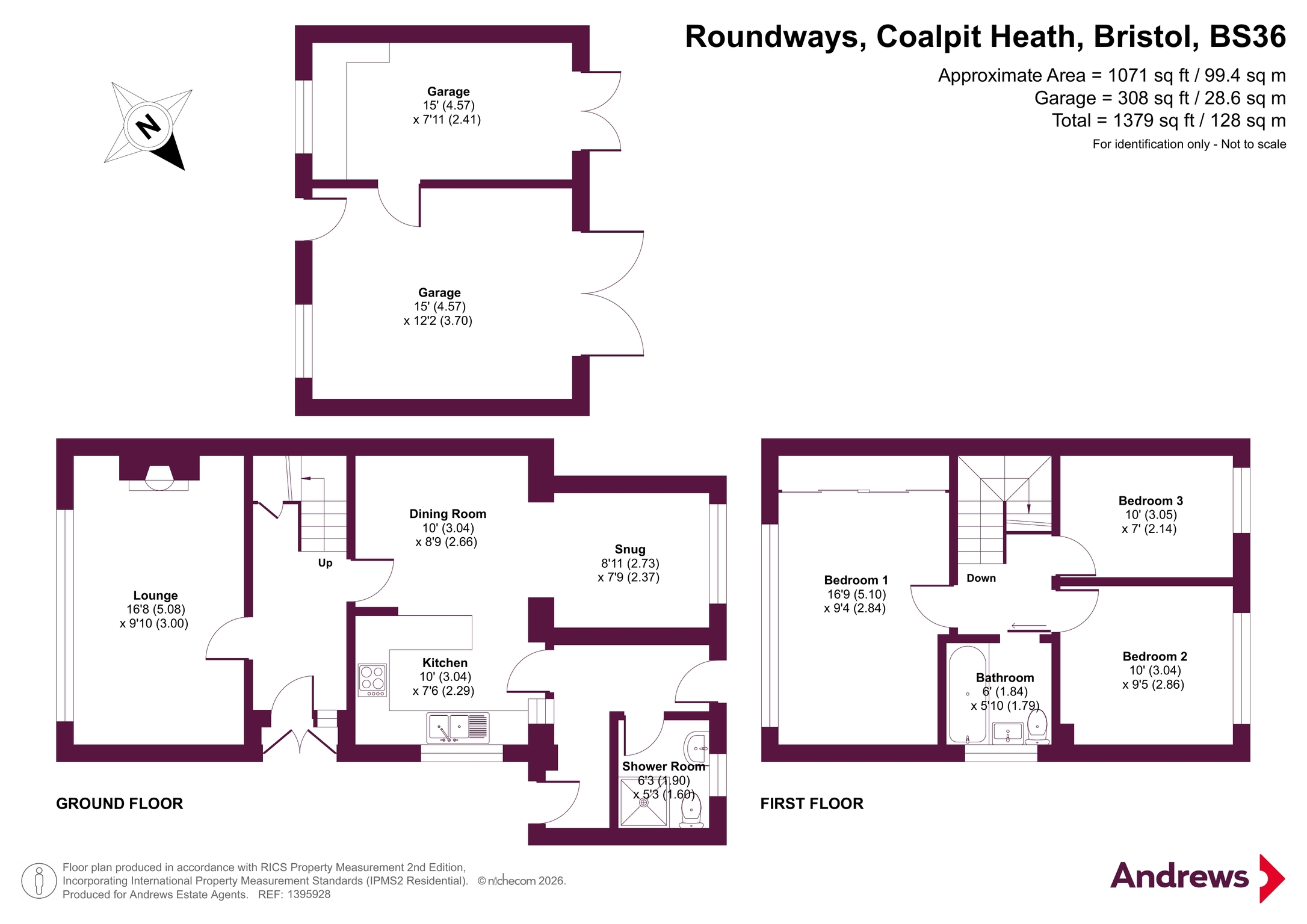 137, Roundways, Bristol floorplan