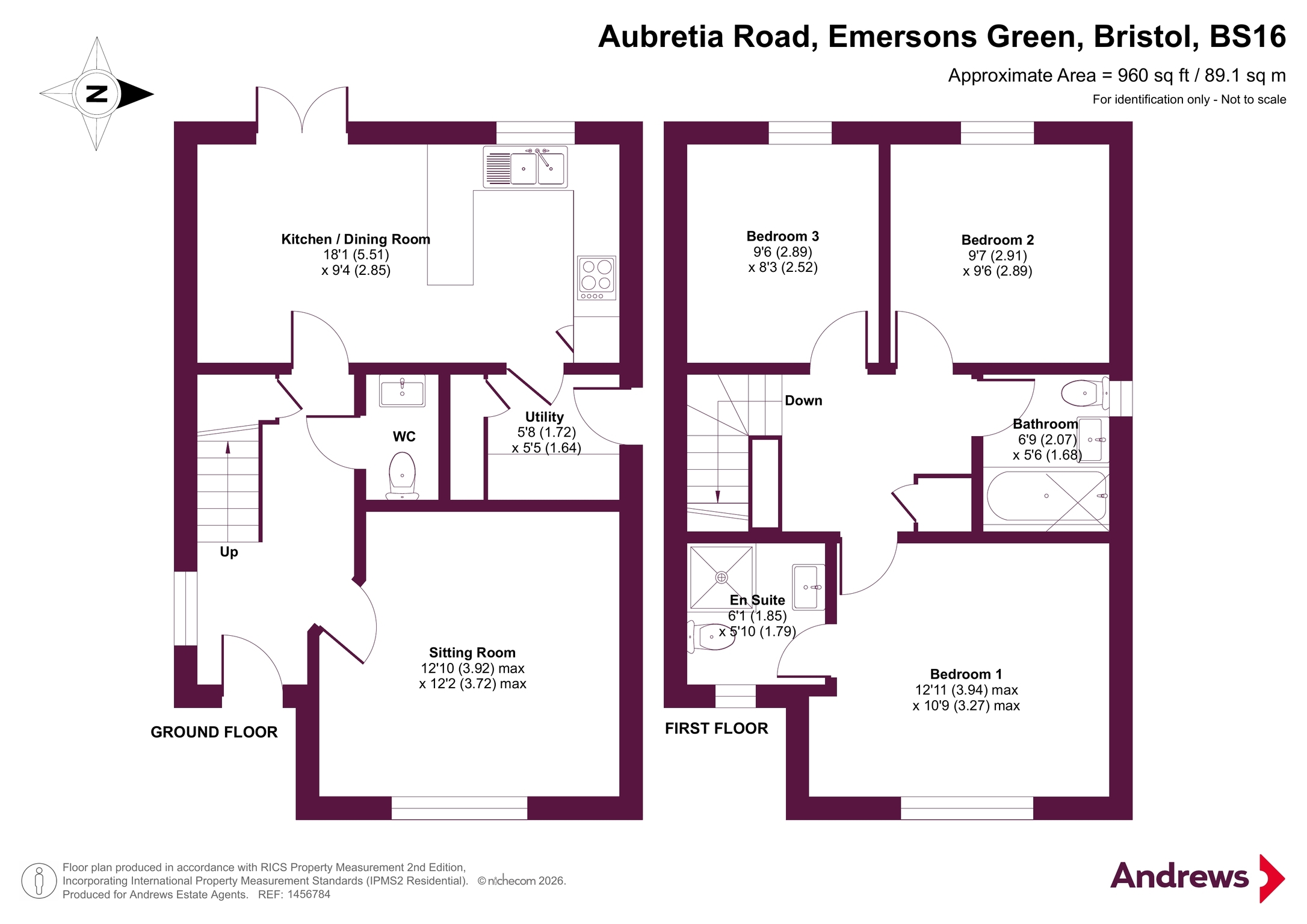 8, Aubretia Road, Bristol floorplan