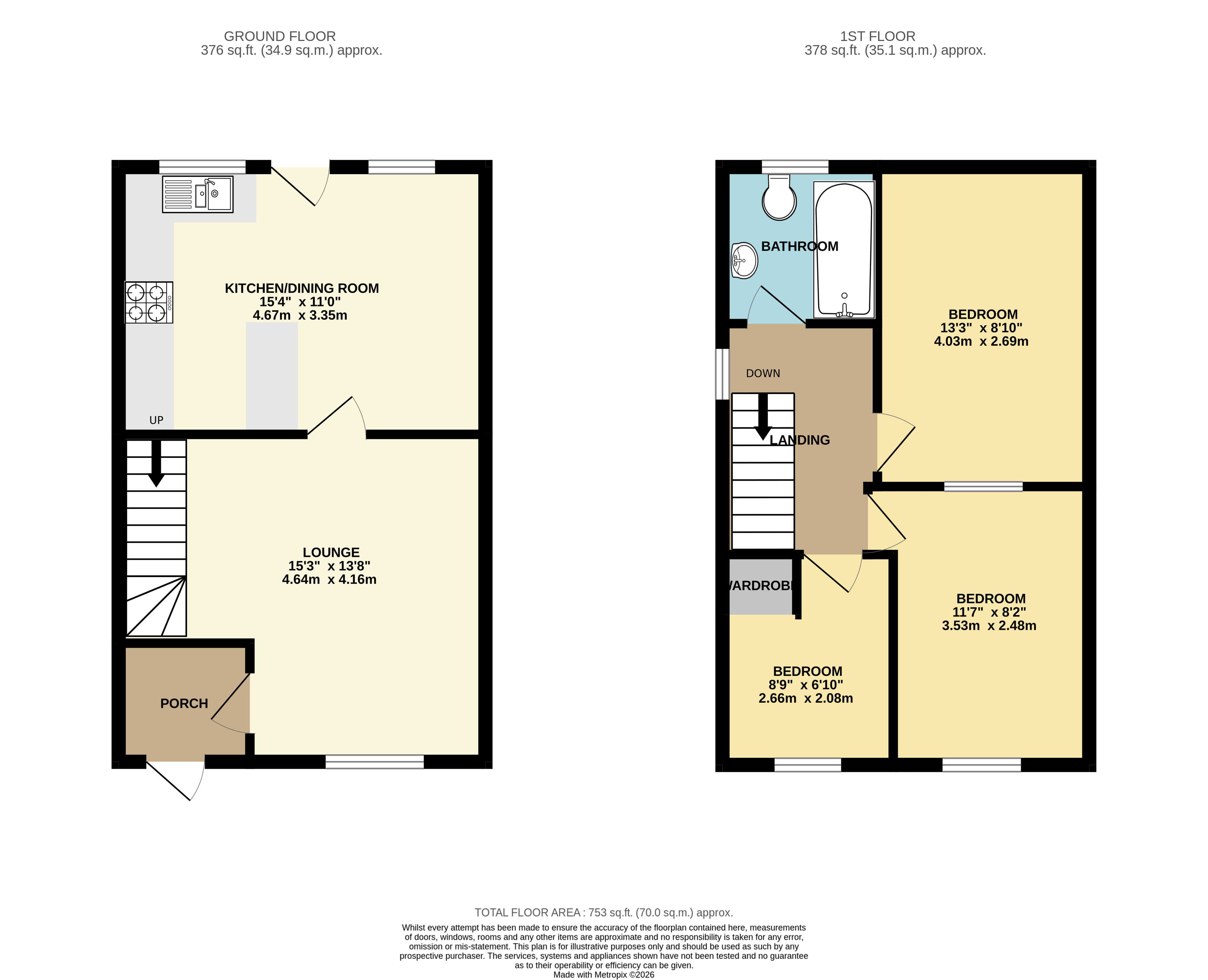 29, Matravers Close, Westbury floorplan