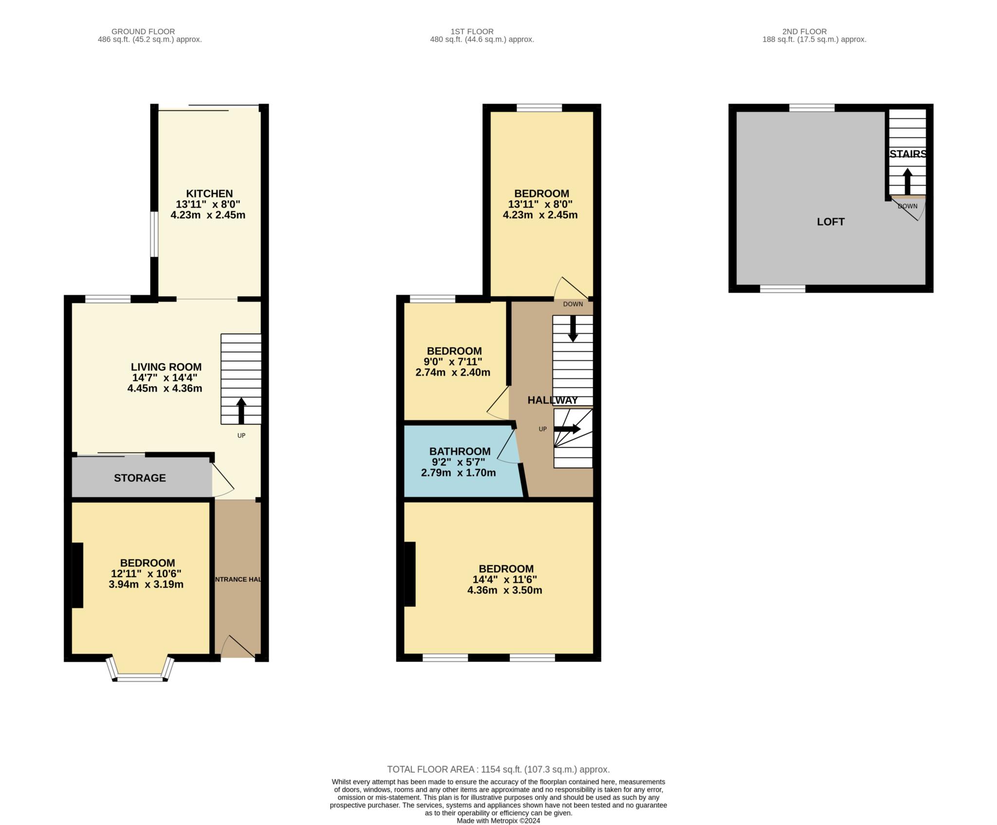 Blenheim Road, Reading floorplan