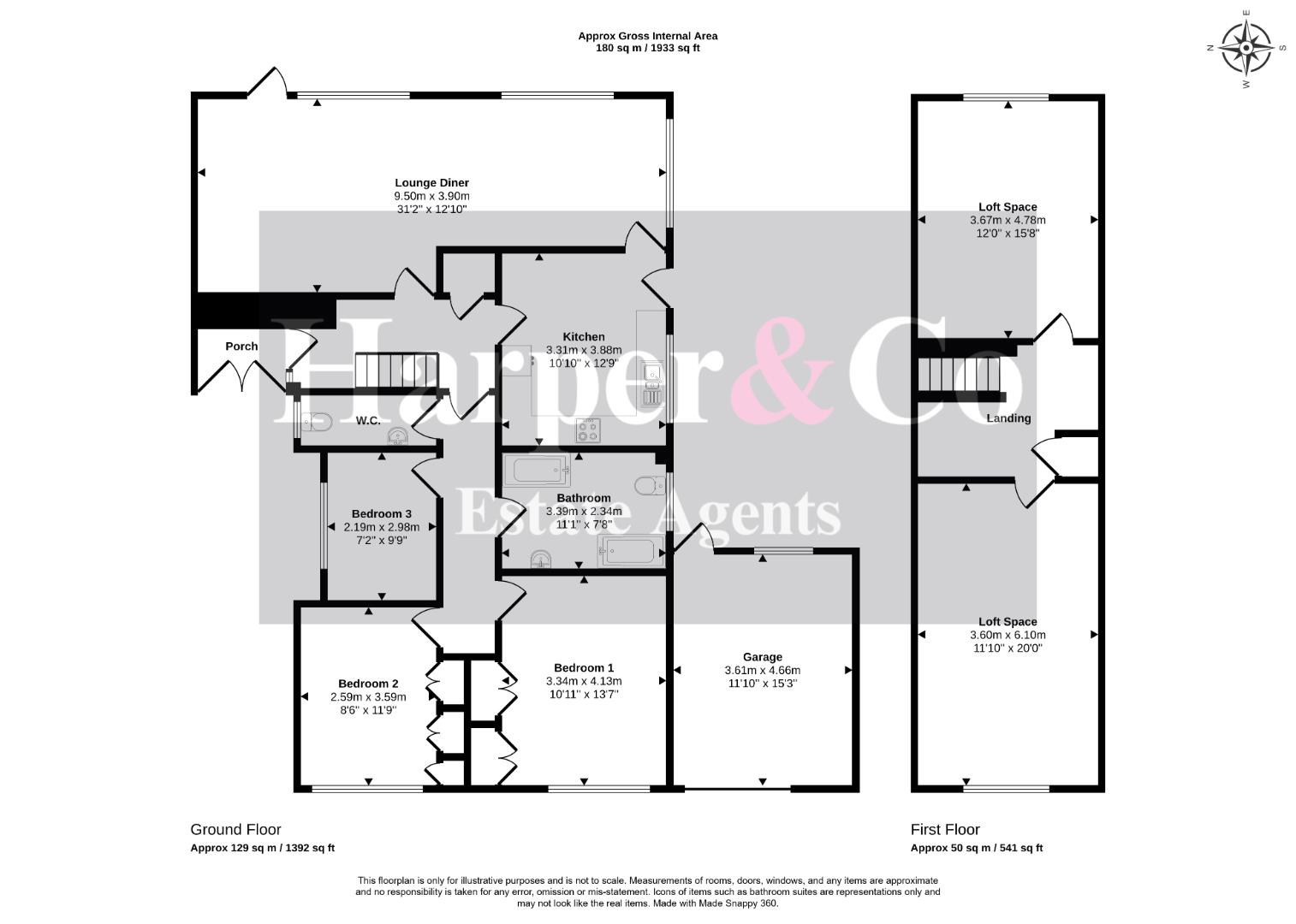 17, Clyde Gardens, Billingham floorplan