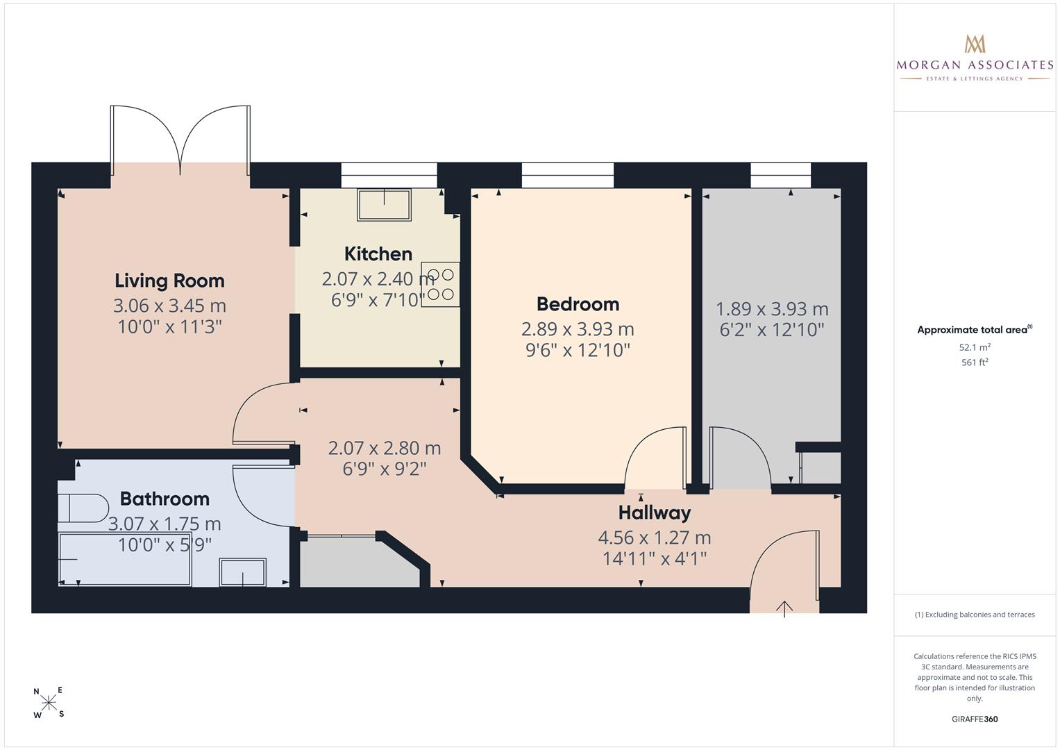 59 Brookbank Close, Cheltenham floorplan