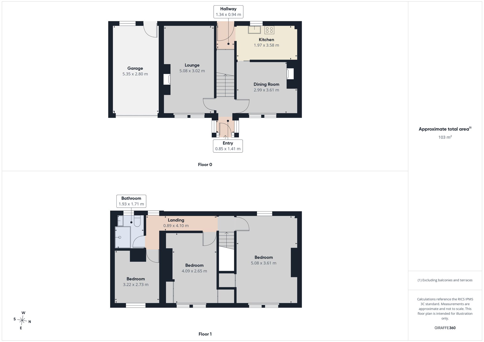 3 Kellfield Road, Gateshead floorplan